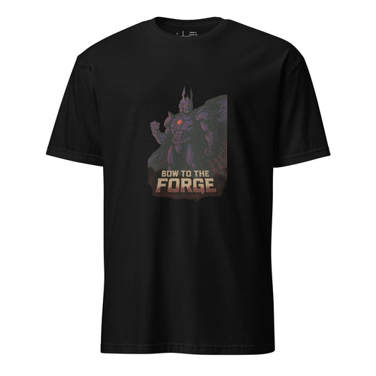 Titanforge Overlord – Techno-Emperor of the Void - Short-Sleeve Unisex T-Shirt - Graphic Tee - Black - Front