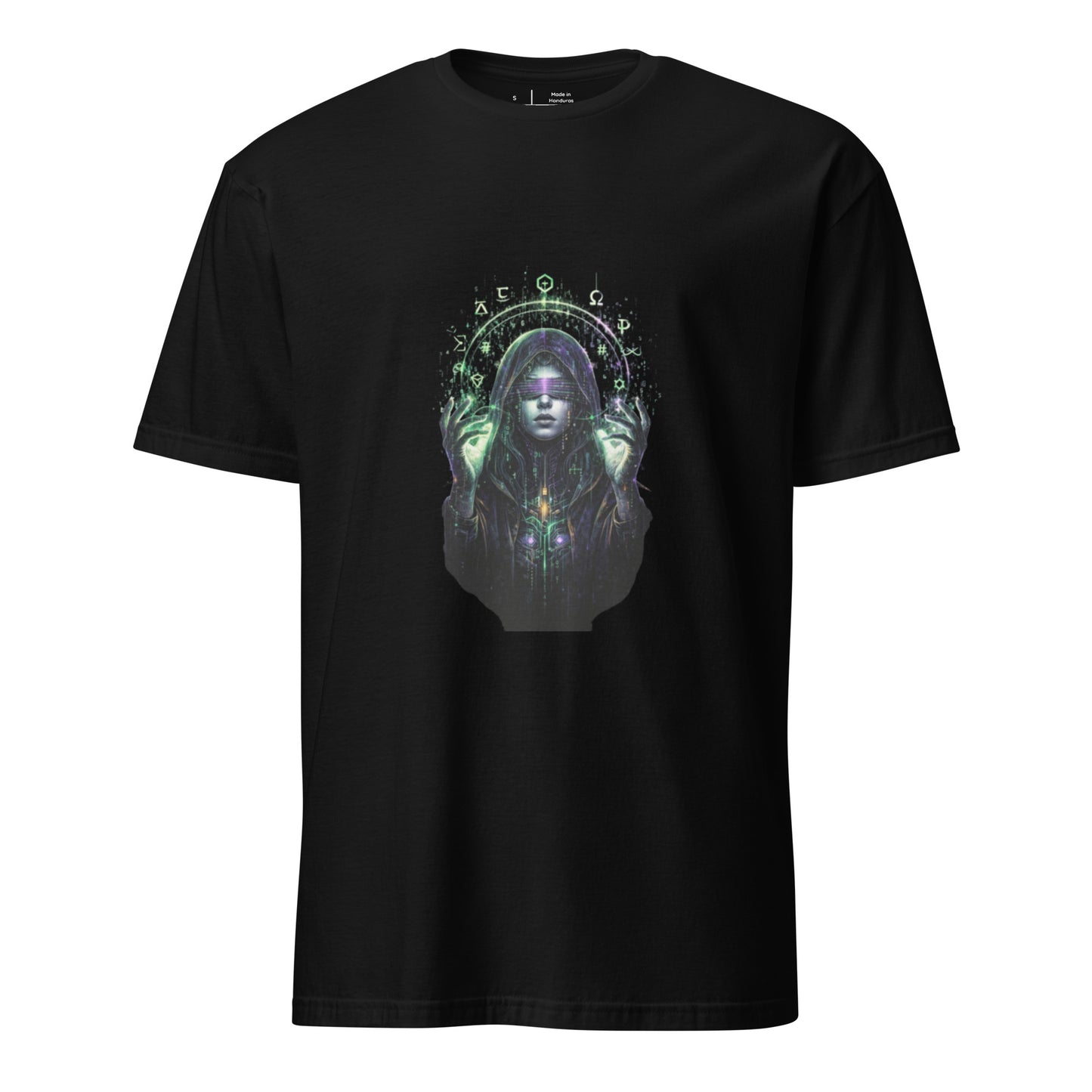 Cover Up Oracle: System Override - Short-Sleeve Unisex T-Shirt - Graphic Tee - Black - Front