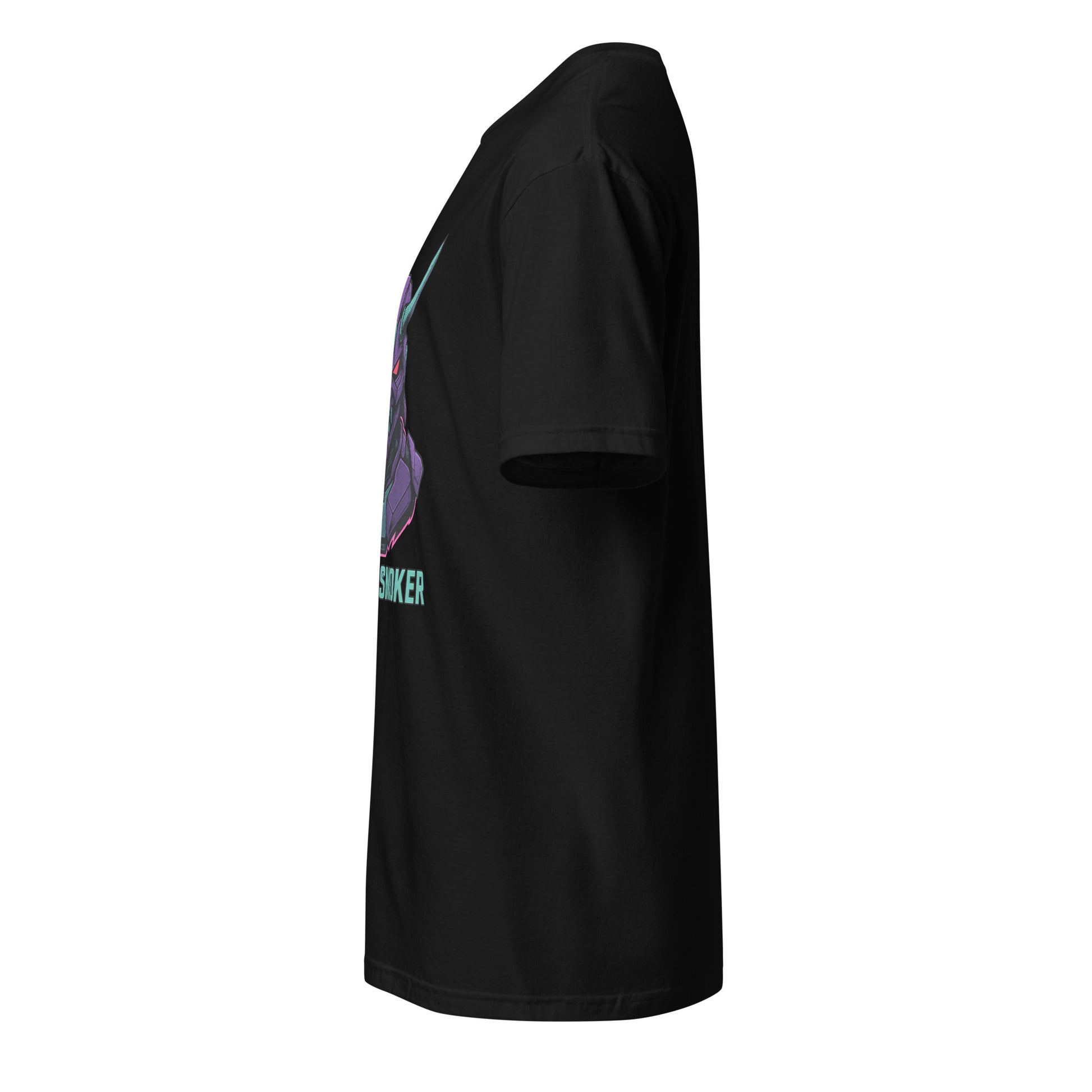 Mecha - Humanoid Mech - Short-Sleeve Unisex T-Shirt - Graphic Tee - Black - Left side