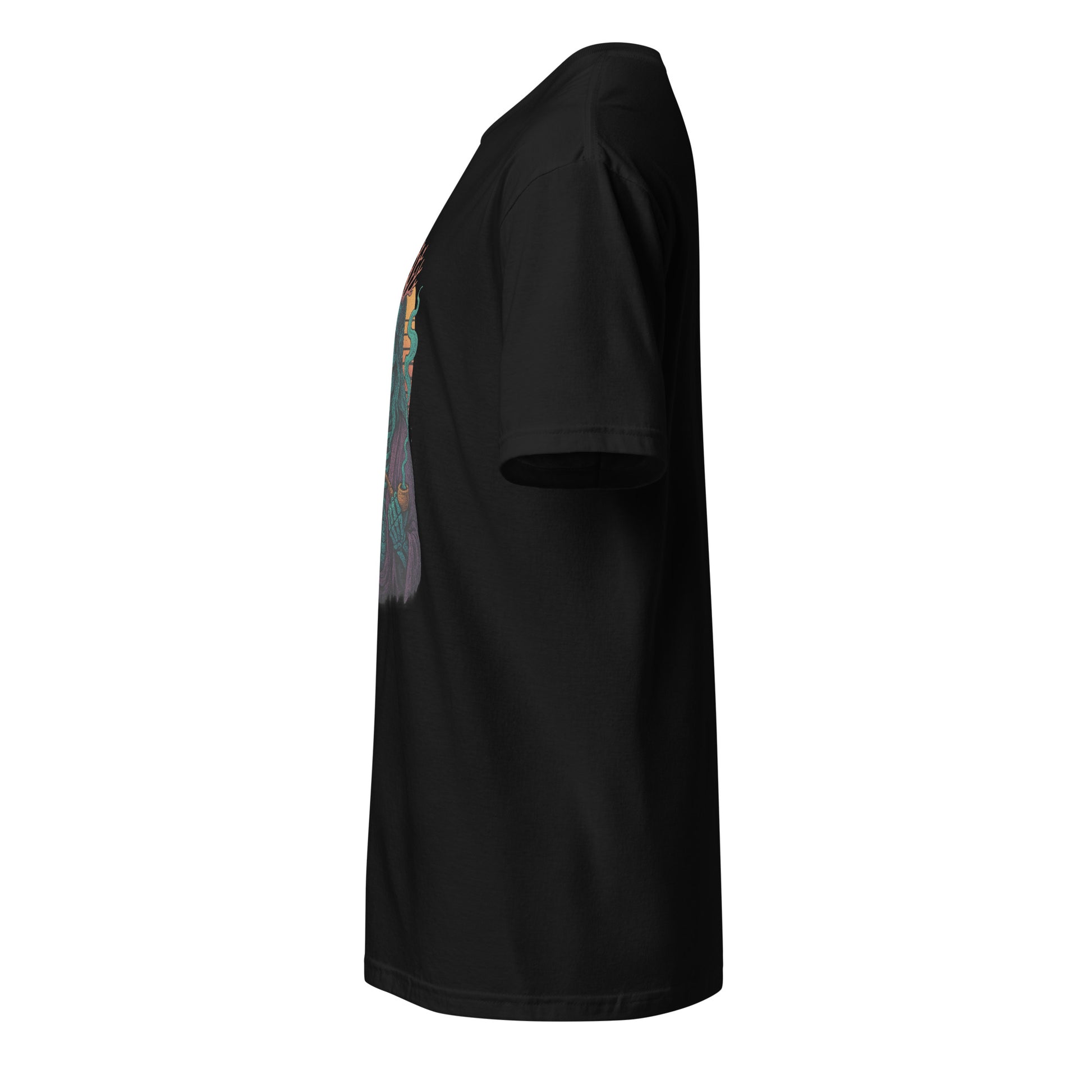 Peaceful Ancient - Timeless Calm - Short-Sleeve Unisex T-Shirt - Graphic Tee - Black - Left side