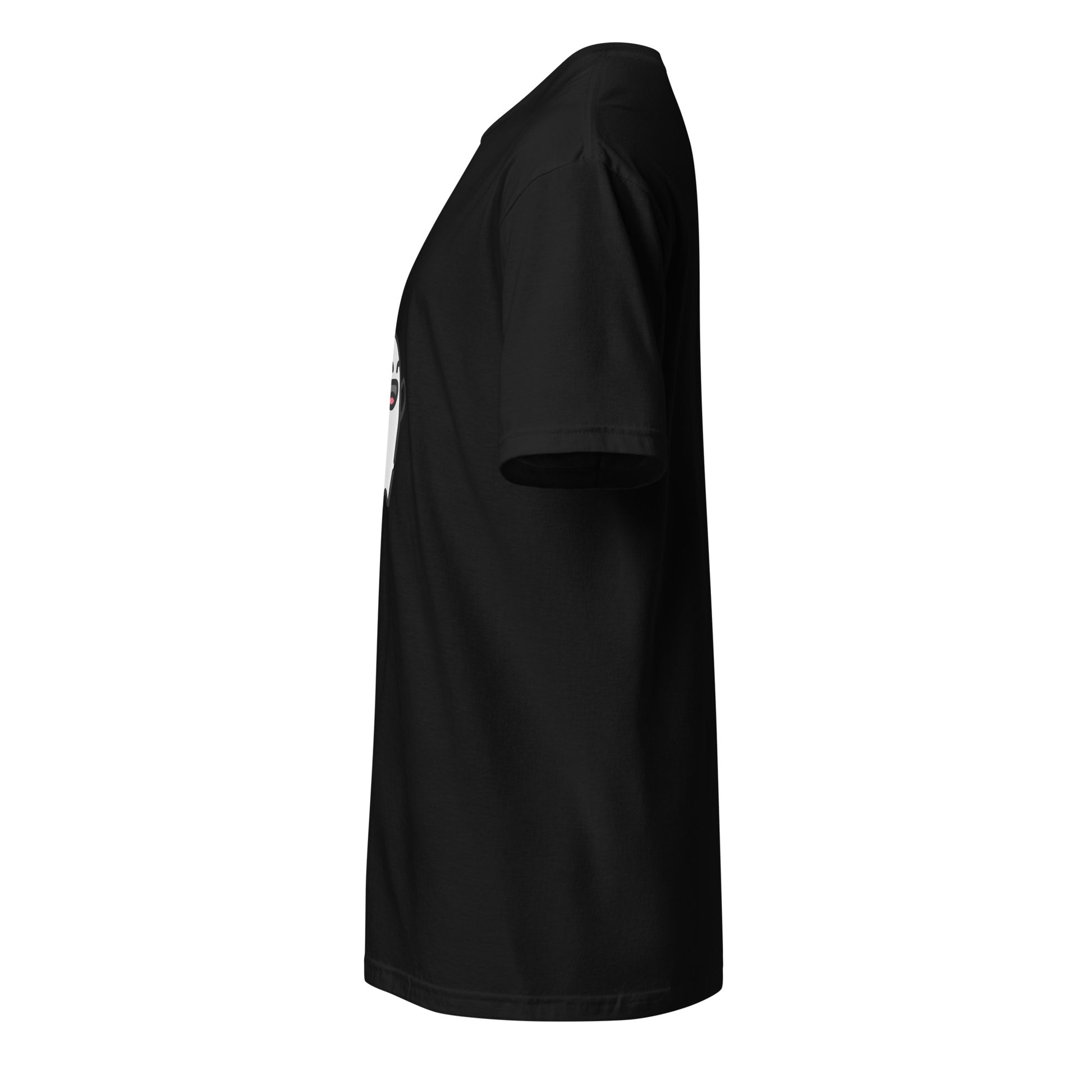 Spooky 2 - The Friendly Floater - Short-Sleeve Unisex T-Shirt - Graphic Tee - Black - Left side