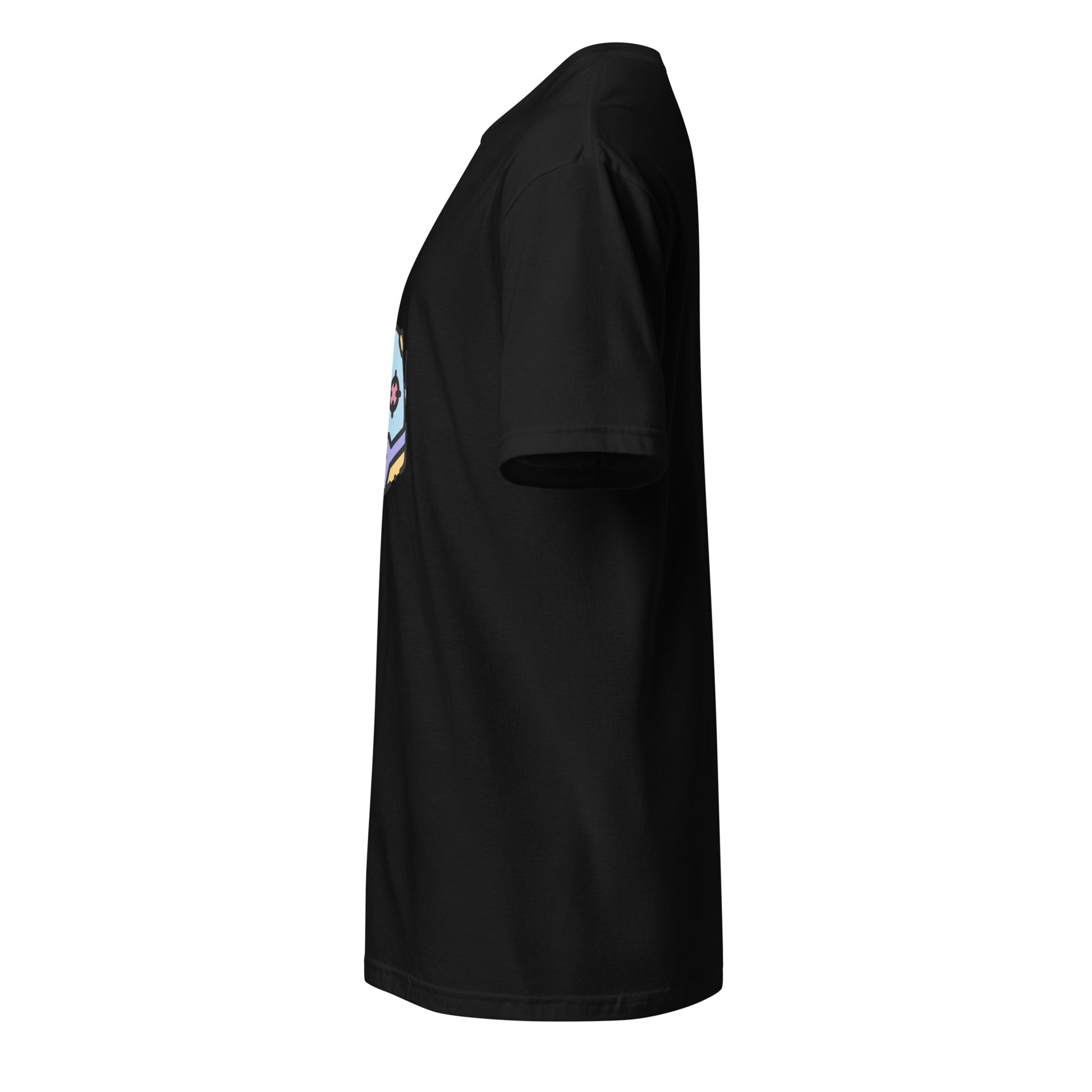 Cyber Helmet - Target Acquired - Short-Sleeve Unisex T-Shirt - Graphic Tee - Black - Left side