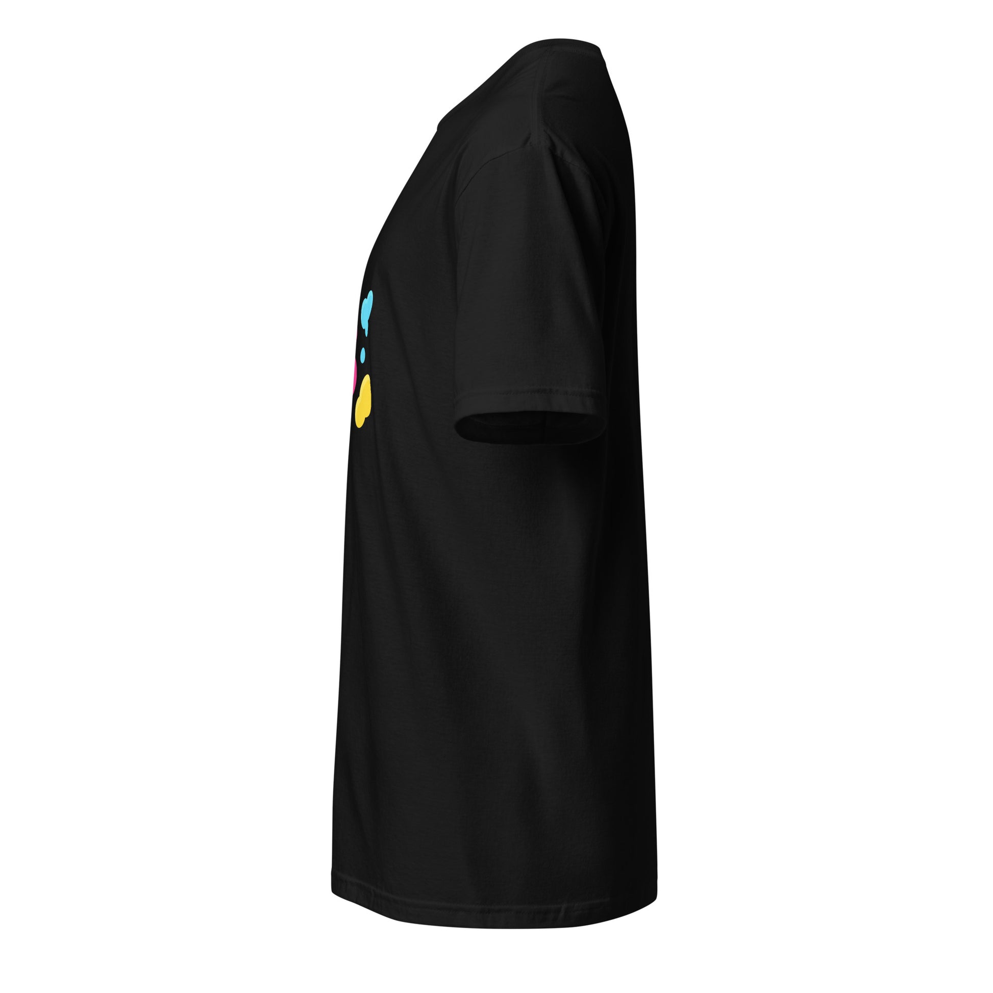 Splat - Urban Paint Splash - Short-Sleeve Unisex T-Shirt - Graphic Tee - Black - Left side