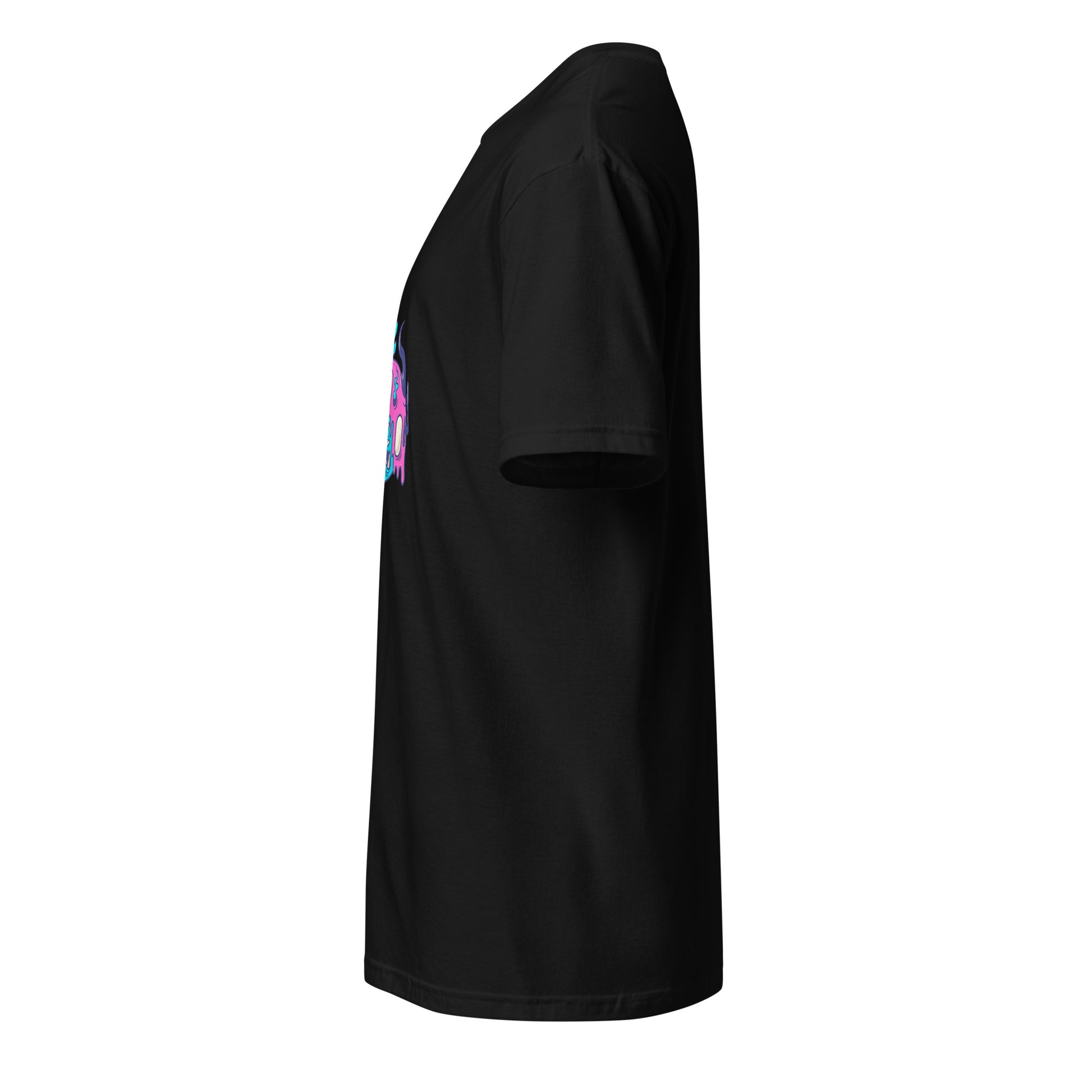 Monsta 3 - Urban Monsta Collection - Short-Sleeve Unisex T-Shirt - Graphic Tee - Black - Left side