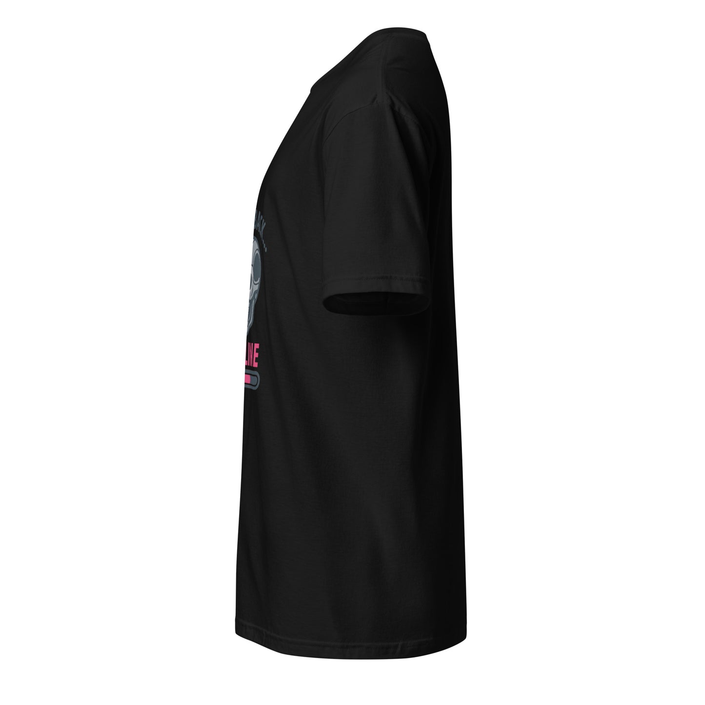 I'll Be Back - Online - Sci-Fi Parody - Short-Sleeve Unisex T-Shirt - Graphic Tee - Black - Left side