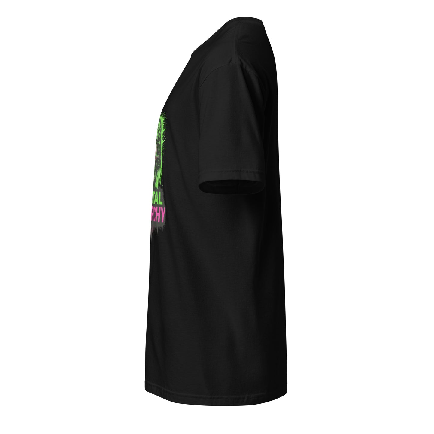 Digital Anarchy - Visual Rebellion - Short-Sleeve Unisex T-Shirt - Graphic Tee - Black - Left side