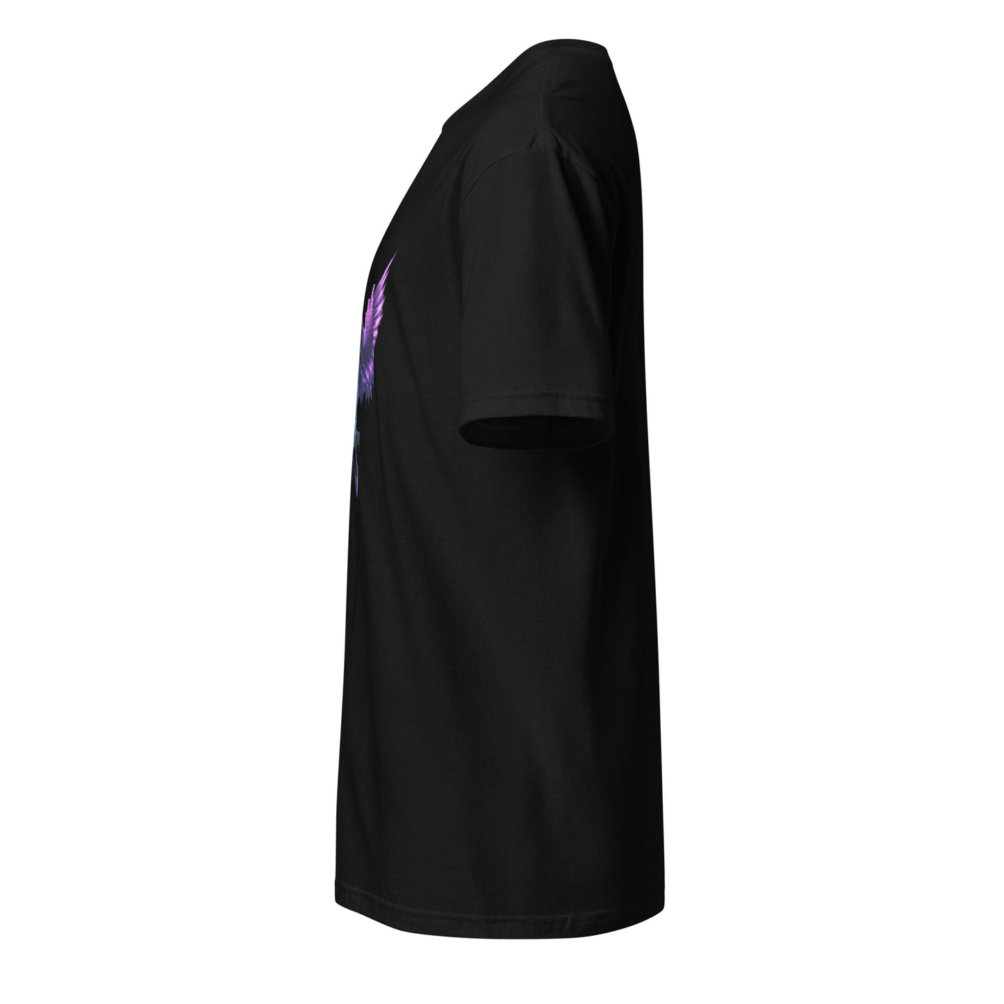 Club Seraph  – Rave Graffiti - Short-Sleeve Unisex T-Shirt - Graphic Tee - Black - Left side