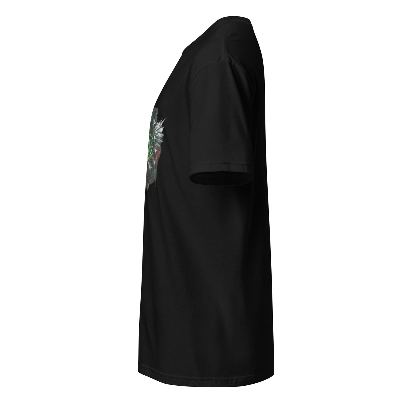 Neon Surveillance Society – Anti-System - Short-Sleeve Unisex T-Shirt - Graphic Tee - Black - Left side