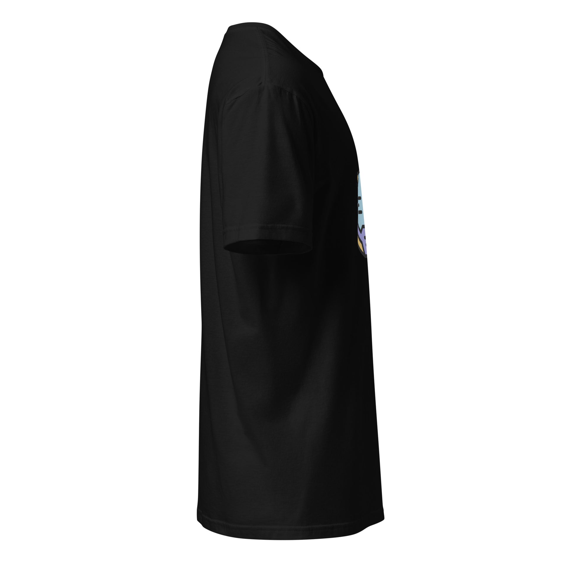 Cyber Helmet - Target Acquired - Short-Sleeve Unisex T-Shirt - Graphic Tee - Black - Right side
