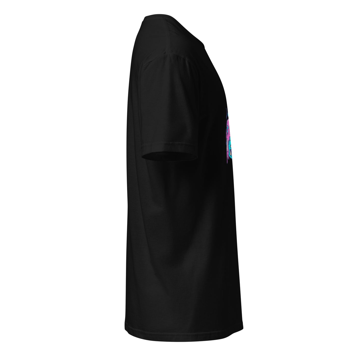 Monsta 3 - Urban Monsta Collection - Short-Sleeve Unisex T-Shirt - Graphic Tee - Black - Right side