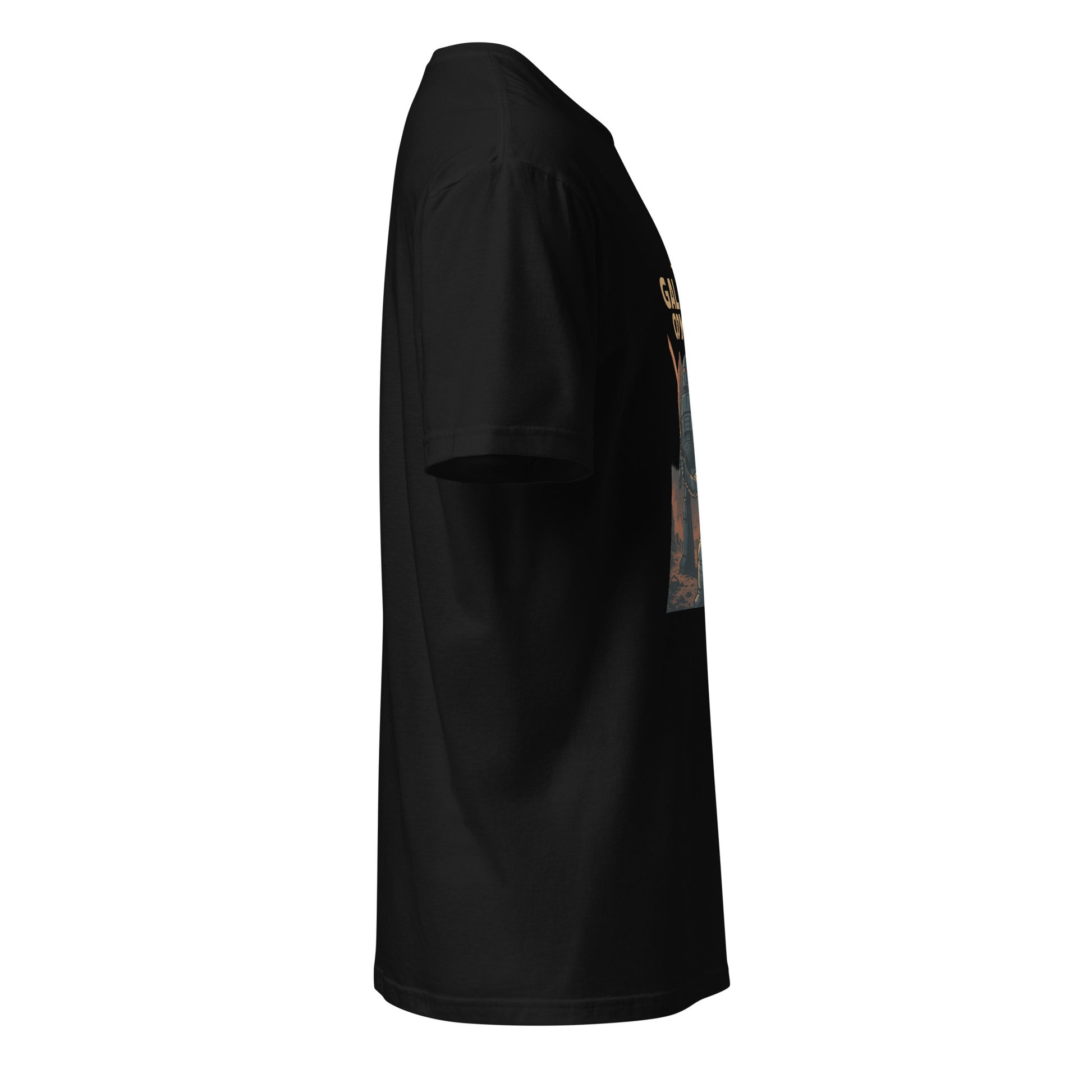 Galactic Odyssey - Sci-Fi Adventure - Short-Sleeve Unisex T-Shirt - Graphic Tee - Black - Right side