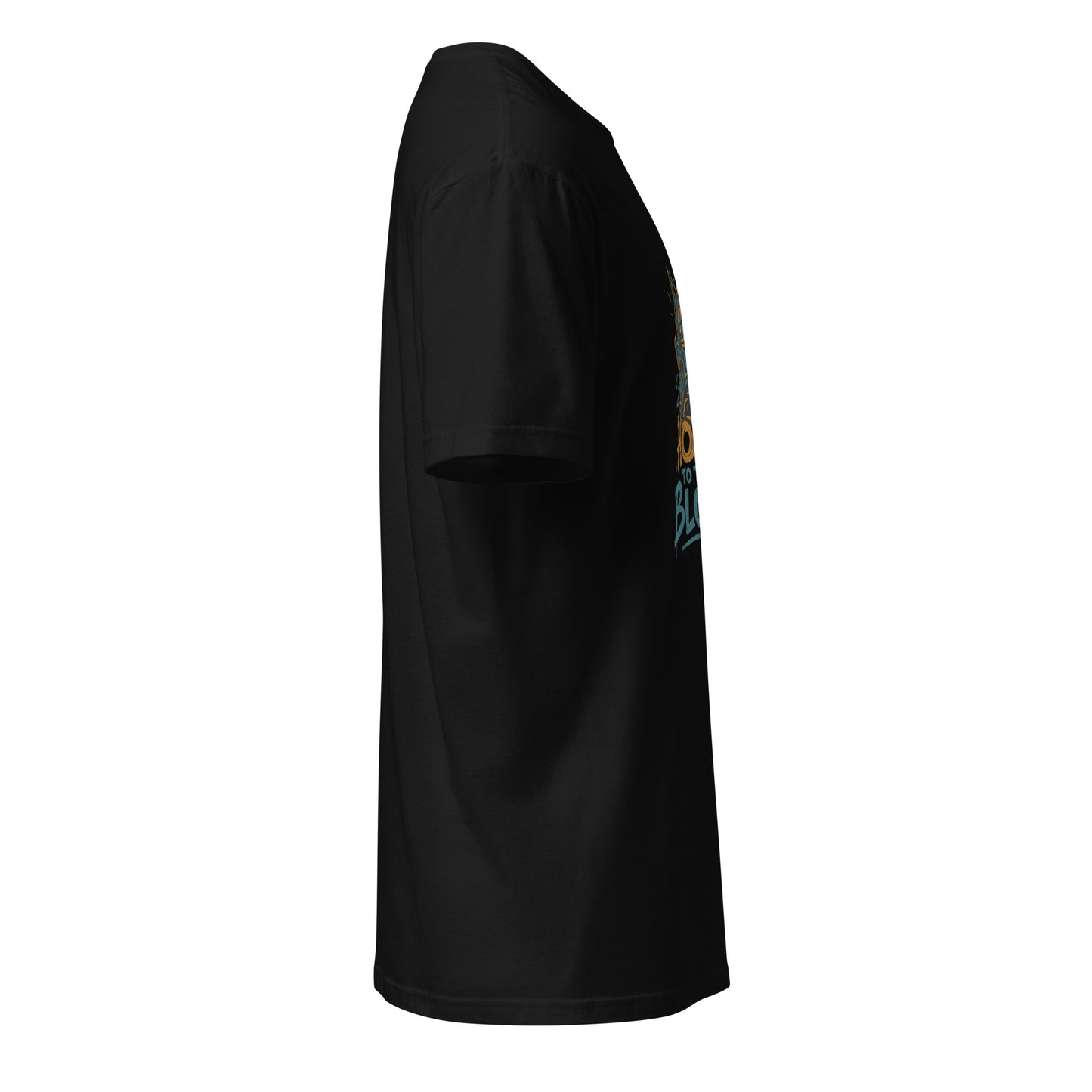 Graffiti Wolf Syndicate – Howl to the Block - Short-Sleeve Unisex T-Shirt - Graphic Tee - Black - Right side