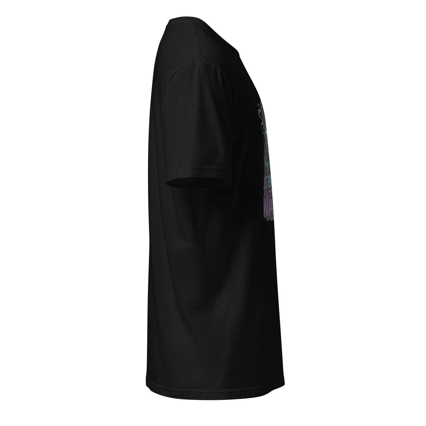 Alleyway Oracle – See Beyond the Walls - Short-Sleeve Unisex T-Shirt - Graphic Tee - Black - Right side