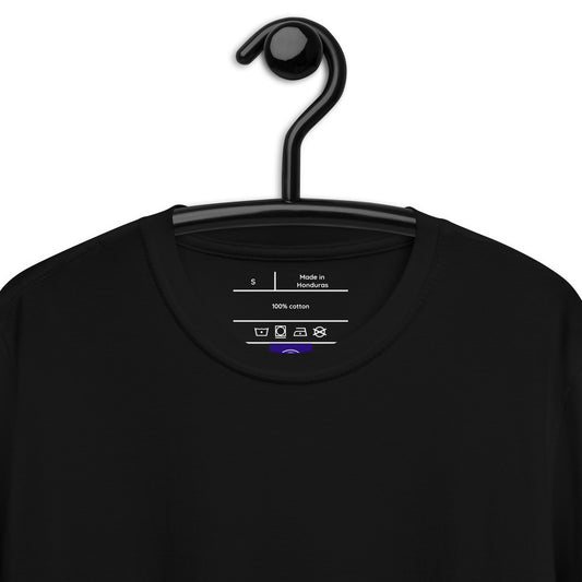 Sunrise - Above The Clouds - Short-Sleeve Unisex T-Shirt - Graphic Tee - Black - Front neckline