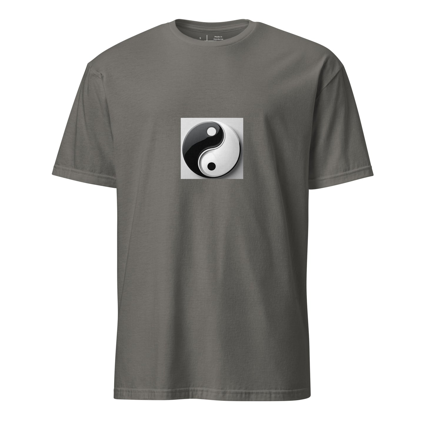Yinyang - Iconic Taoist Symbol - Short-Sleeve Unisex T-Shirt - Graphic Tee - Charcoal - Front