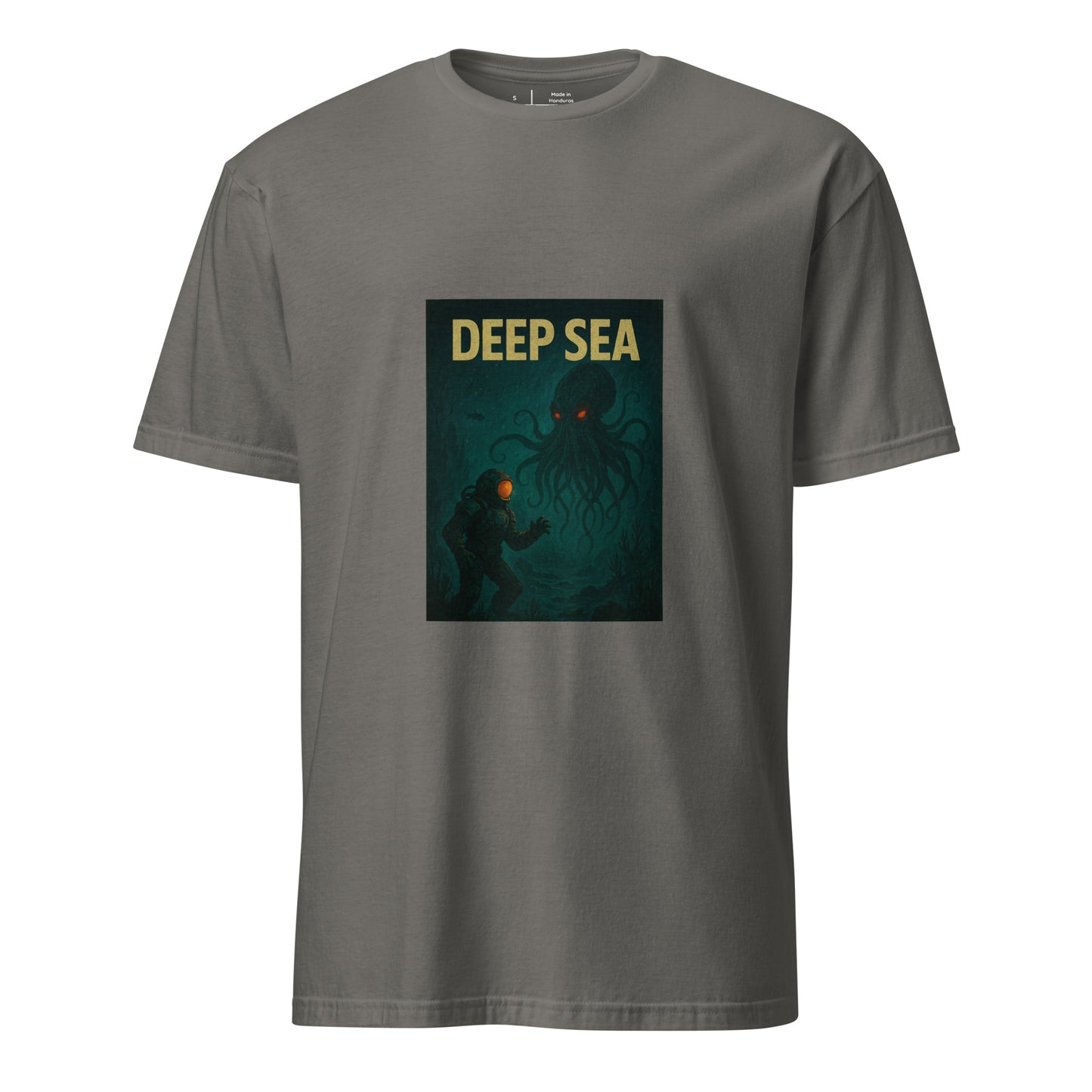 Deep Sea - Oceanic Mystery - Short-Sleeve Unisex T-Shirt - Graphic Tee - Charcoal - Front