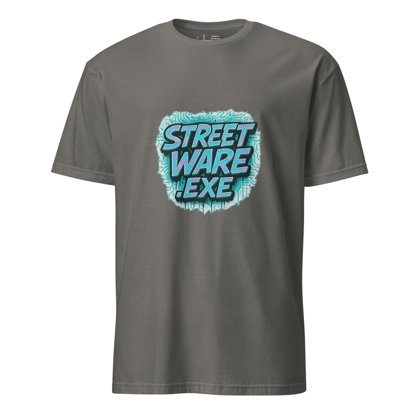 Streetware.exe - Digital Precision - Short-Sleeve Unisex T-Shirt - Graphic Tee - Charcoal - Front