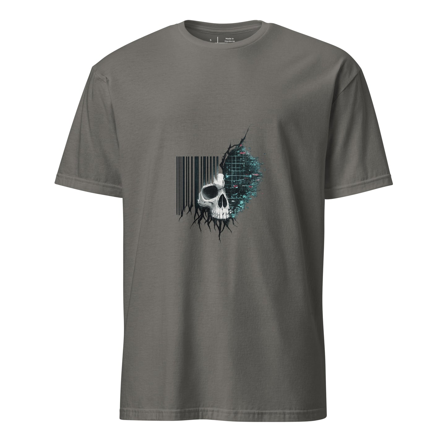 Unprogrammable – Individuality - Short-Sleeve Unisex T-Shirt - Graphic Tee - Charcoal - Front