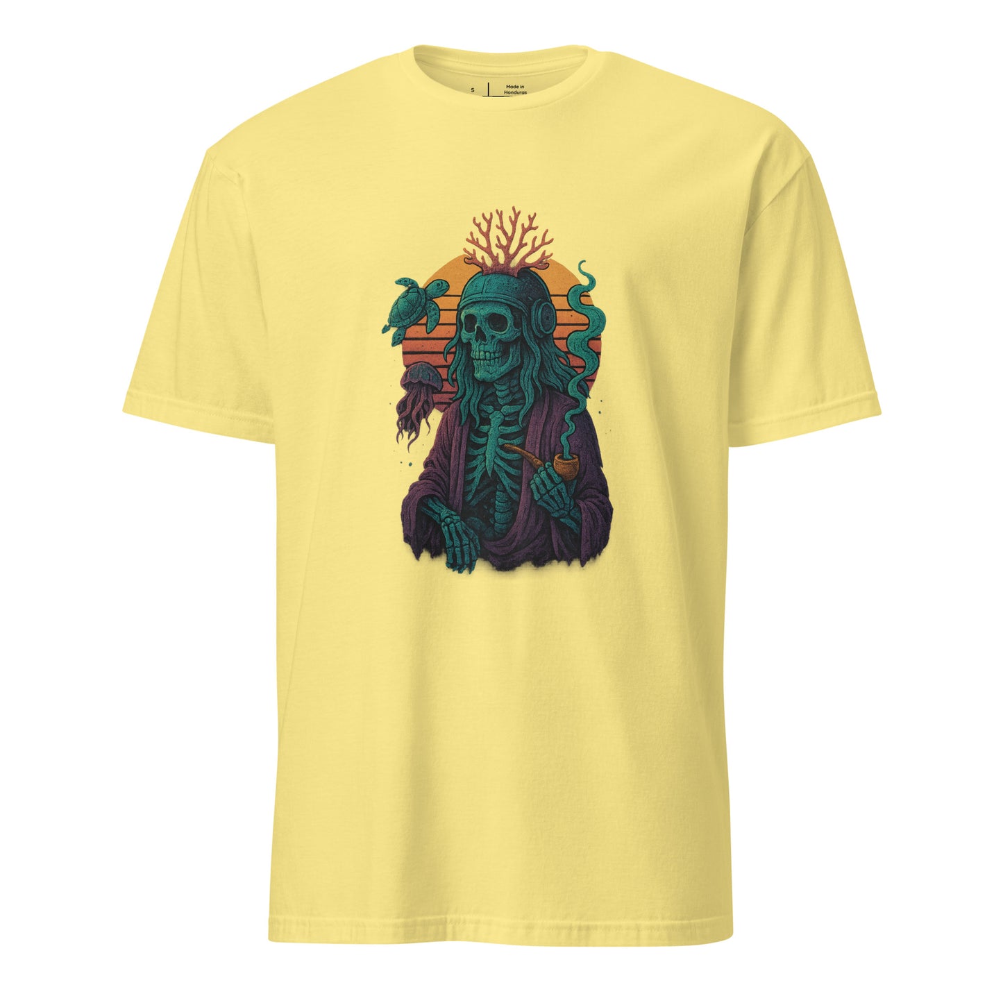 Peaceful Ancient - Timeless Calm - Short-Sleeve Unisex T-Shirt - Graphic Tee - Cornsilk - Front