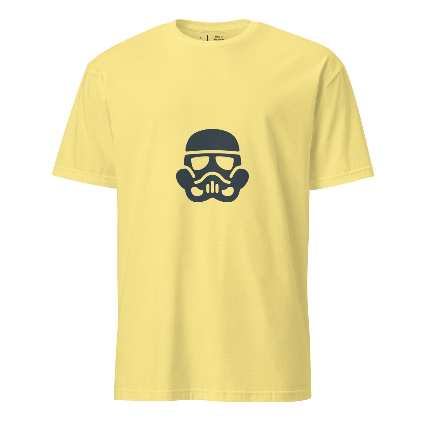Trooper - Minimalist Galactic Grunt - Short-Sleeve Unisex T-Shirt - Graphic Tee - Cornsilk - Front