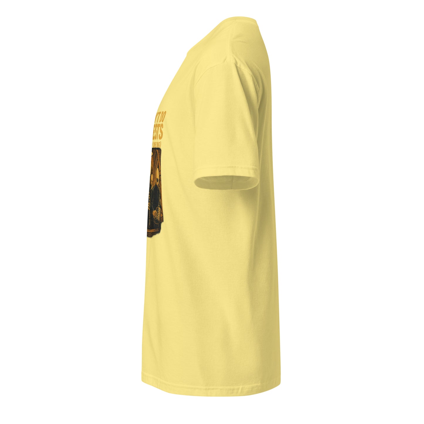 We Don't Do Requests - Cantina Band - Charcoal - Short-Sleeve Unisex T-Shirt - Graphic Tee - Cornsilk - Left side