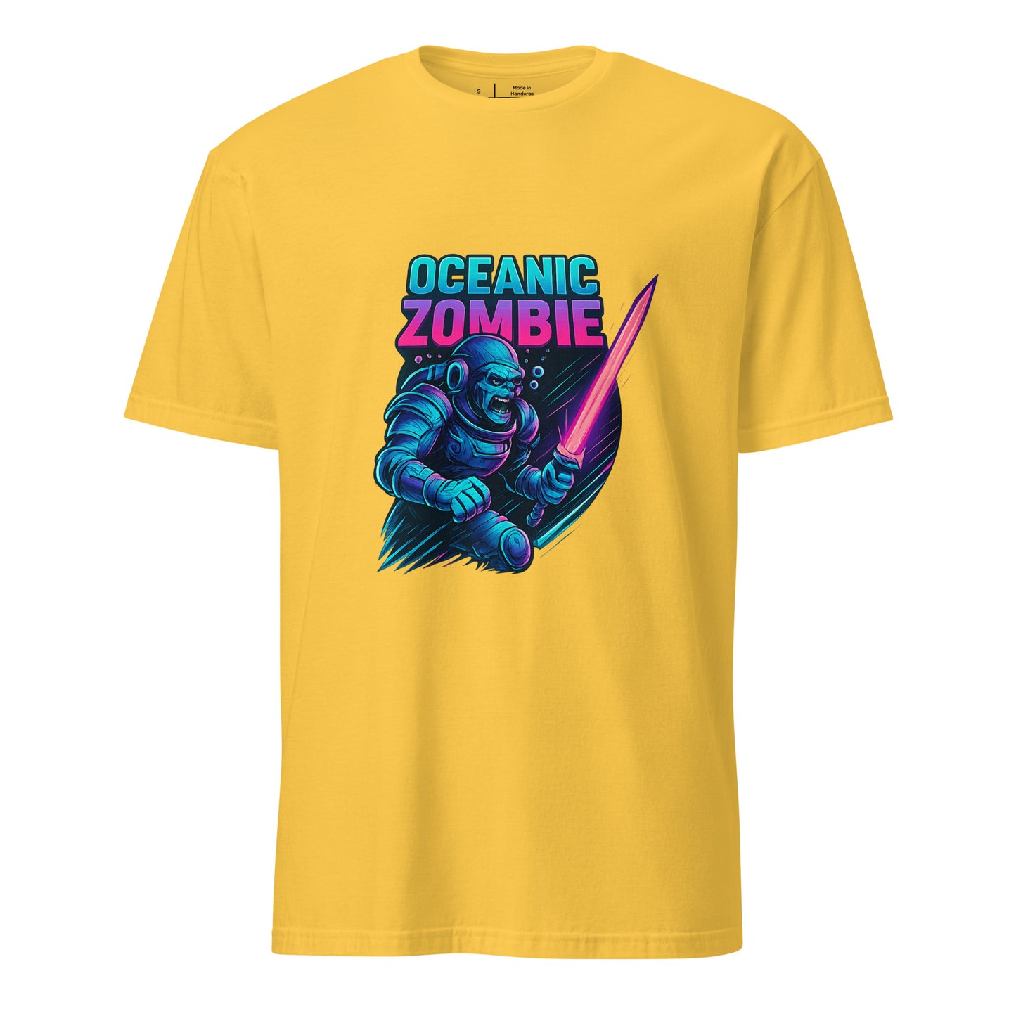 Oceanic Zombie - Deep Sea Horror - Short-Sleeve Unisex T-Shirt - Graphic Tee - Daisy - Front