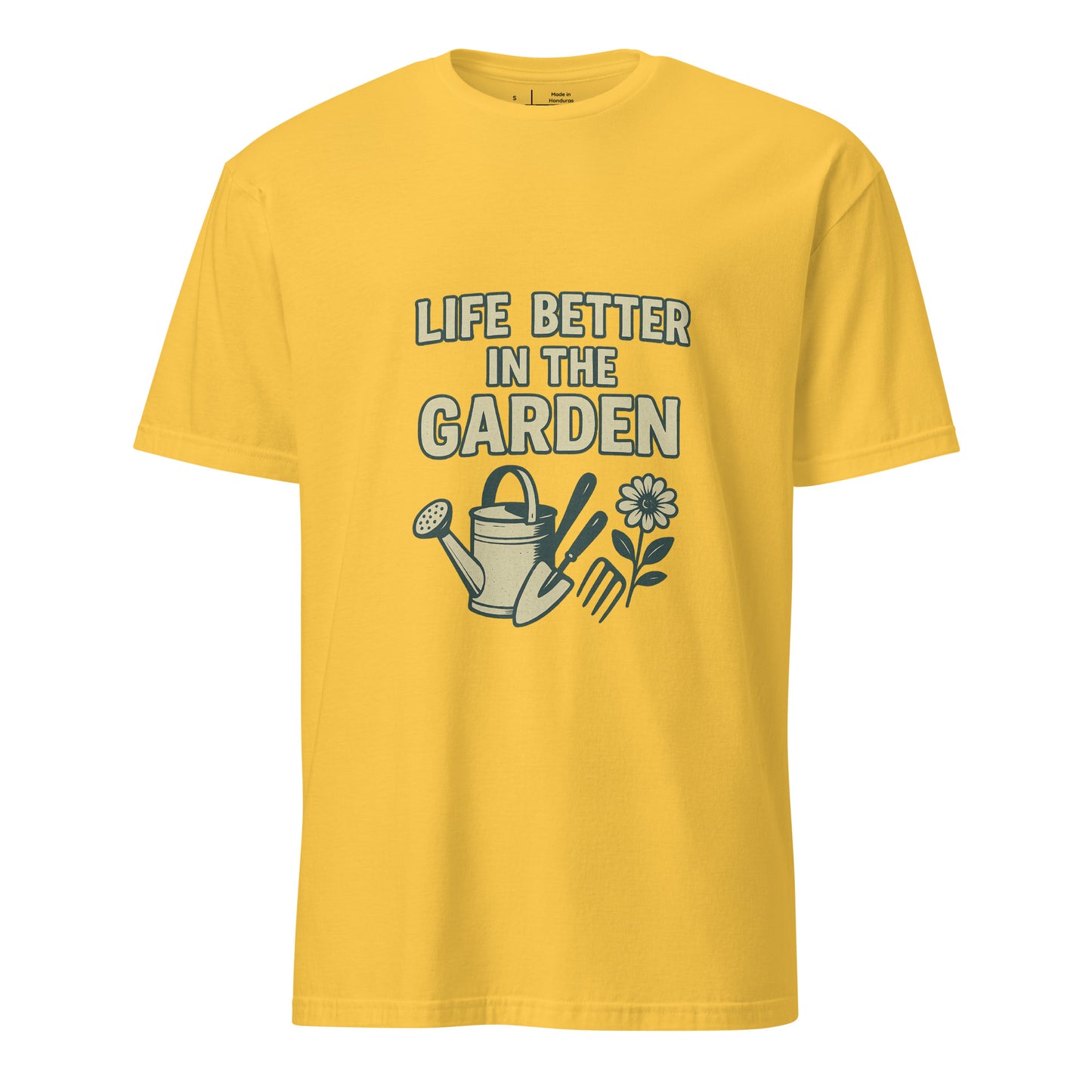 Better In The Garden - Nature Lover - Short-Sleeve Unisex T-Shirt - Graphic Tee - Daisy - Front