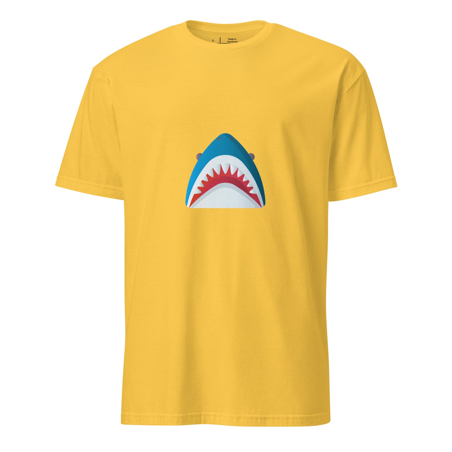 Mr Shark - Cartoon Jaws Pop-Up - Short-Sleeve Unisex T-Shirt - Graphic Tee - Daisy - Front