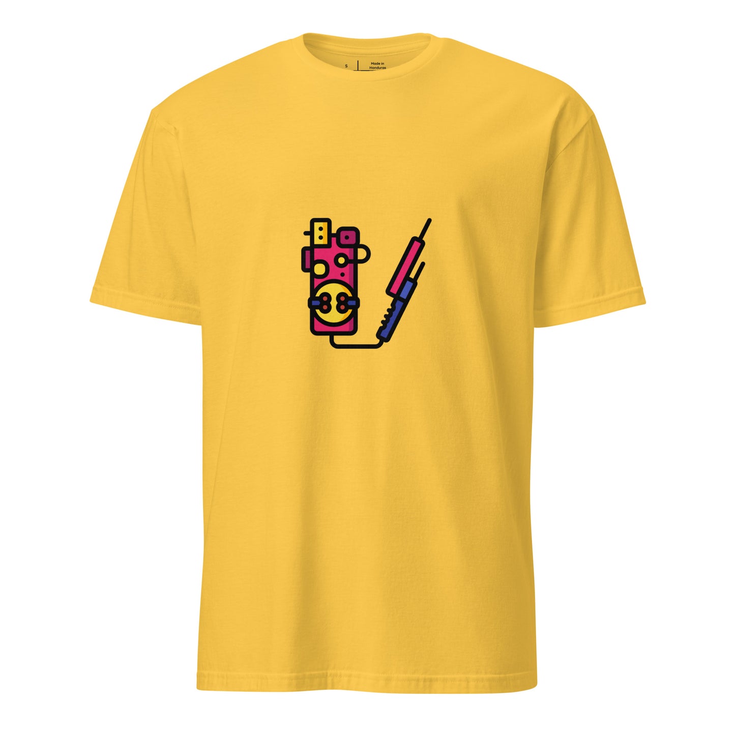 Proton Unit 2 - Futuristic Sci-Fi Gadget - Short-Sleeve Unisex T-Shirt - Graphic Tee - Daisy - Front