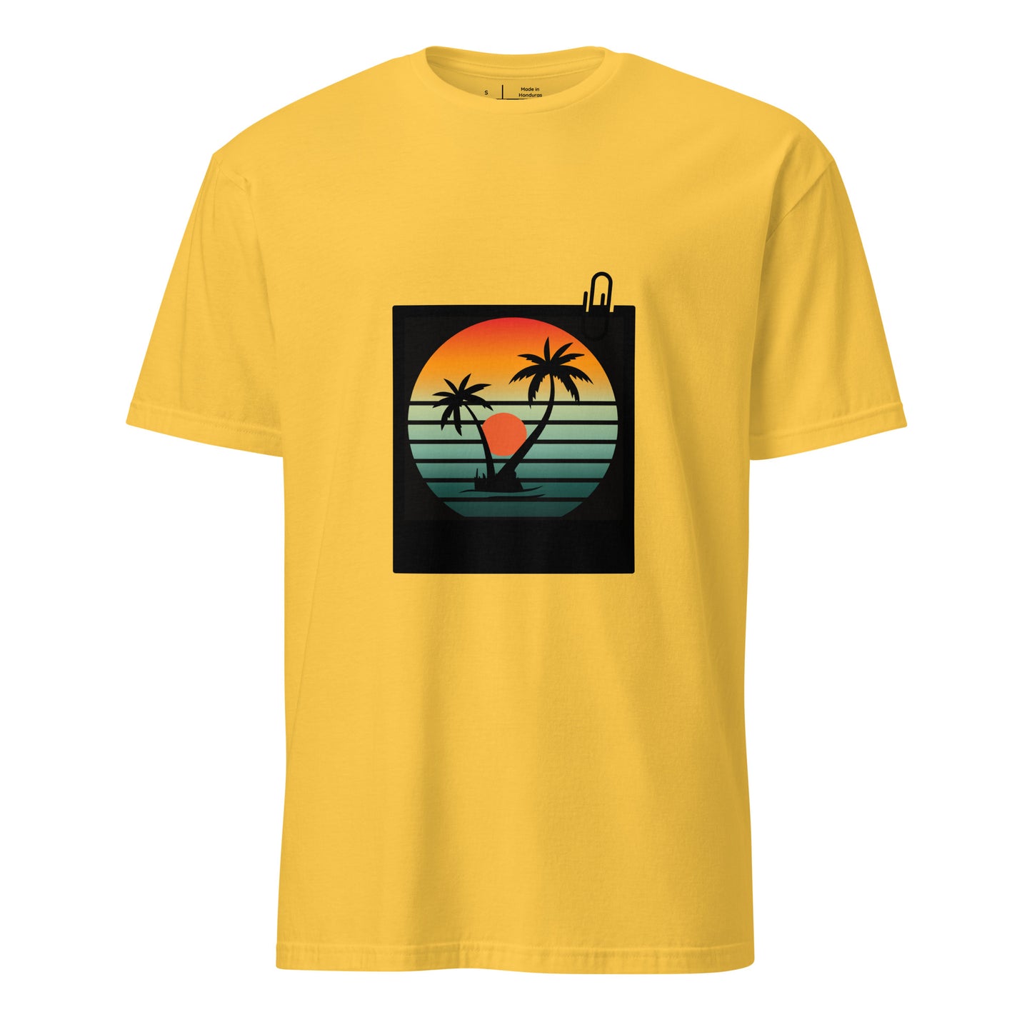 Tropical - Retro Sunset Vibes - Short-Sleeve Unisex T-Shirt - Graphic Tee - Daisy - Front
