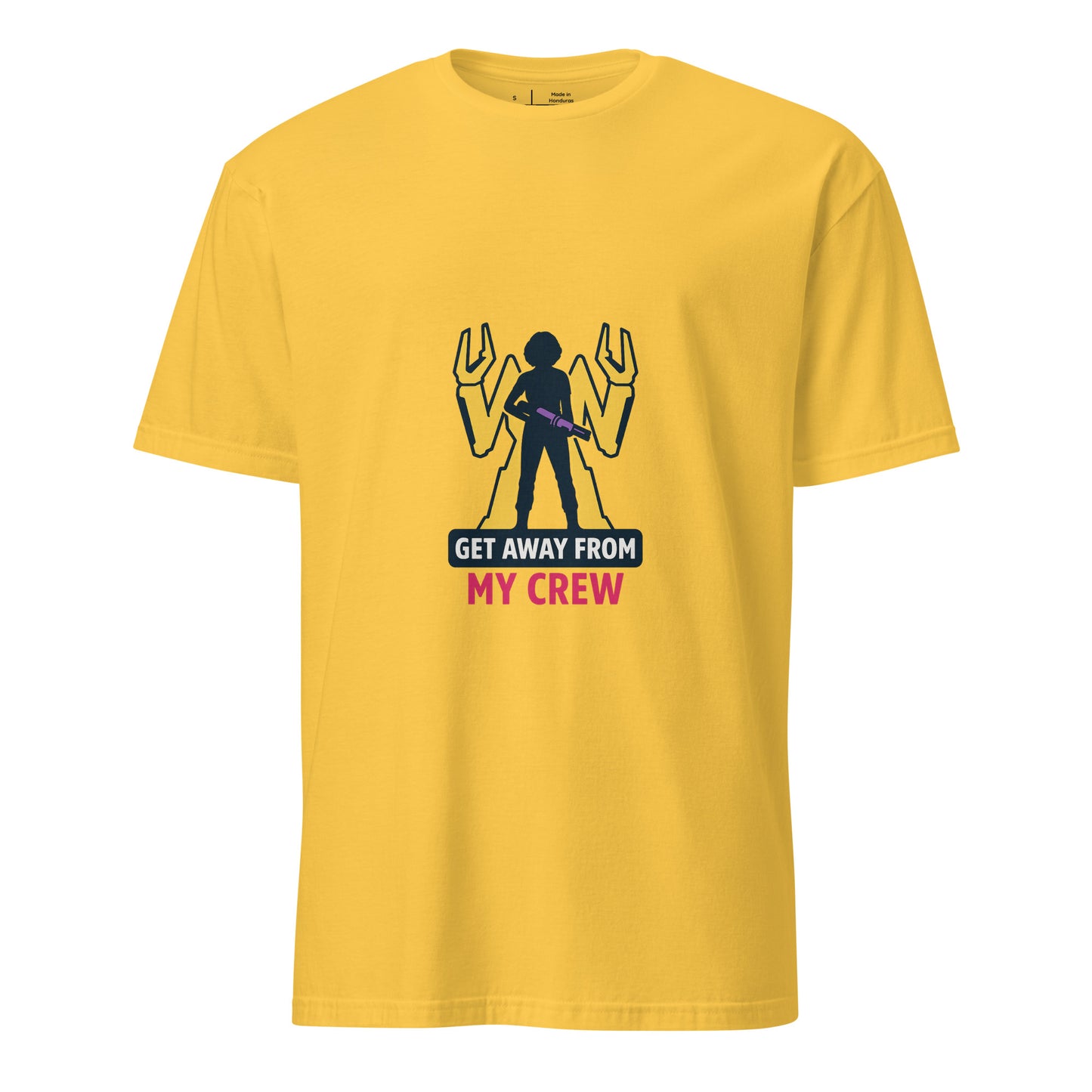 Get Away From My Crew — Ripley’s Fierce Protector - Short-Sleeve Unisex T-Shirt - Graphic Tee - Daisy - Front