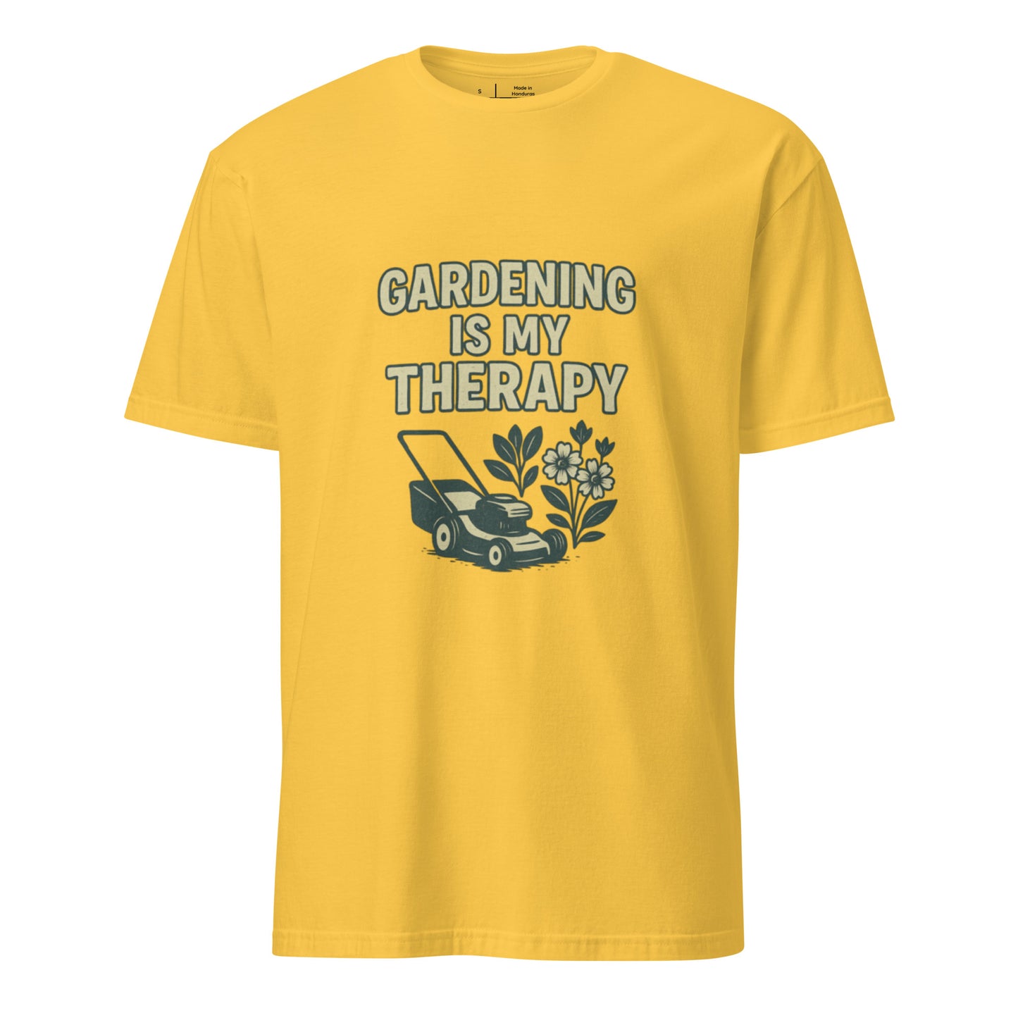 Gardening Is My Therapy - Relax & Replant - Short-Sleeve Unisex T-Shirt - Graphic Tee - Daisy - Front