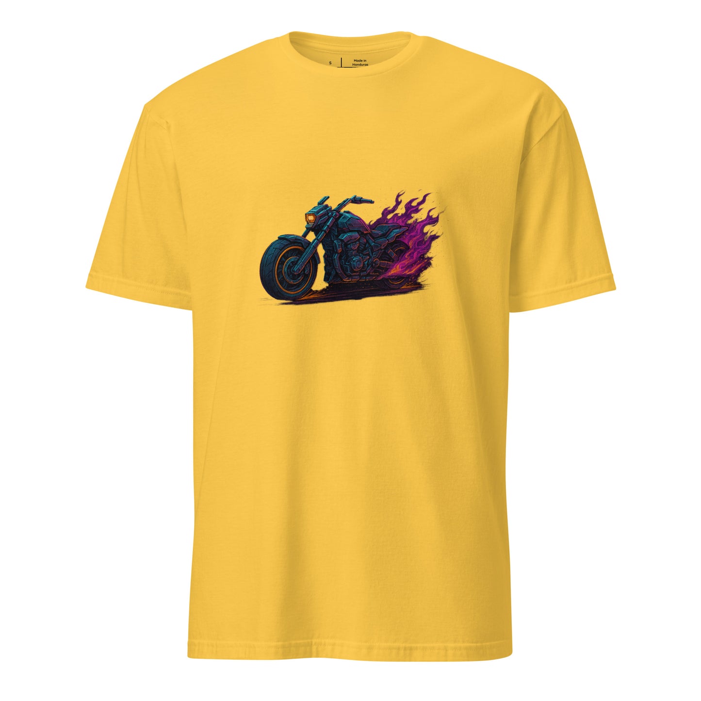 Mecha Chopper – Ride The Machine, Rule The Streets - Short-Sleeve Unisex T-Shirt - Graphic Tee - Daisy - Front