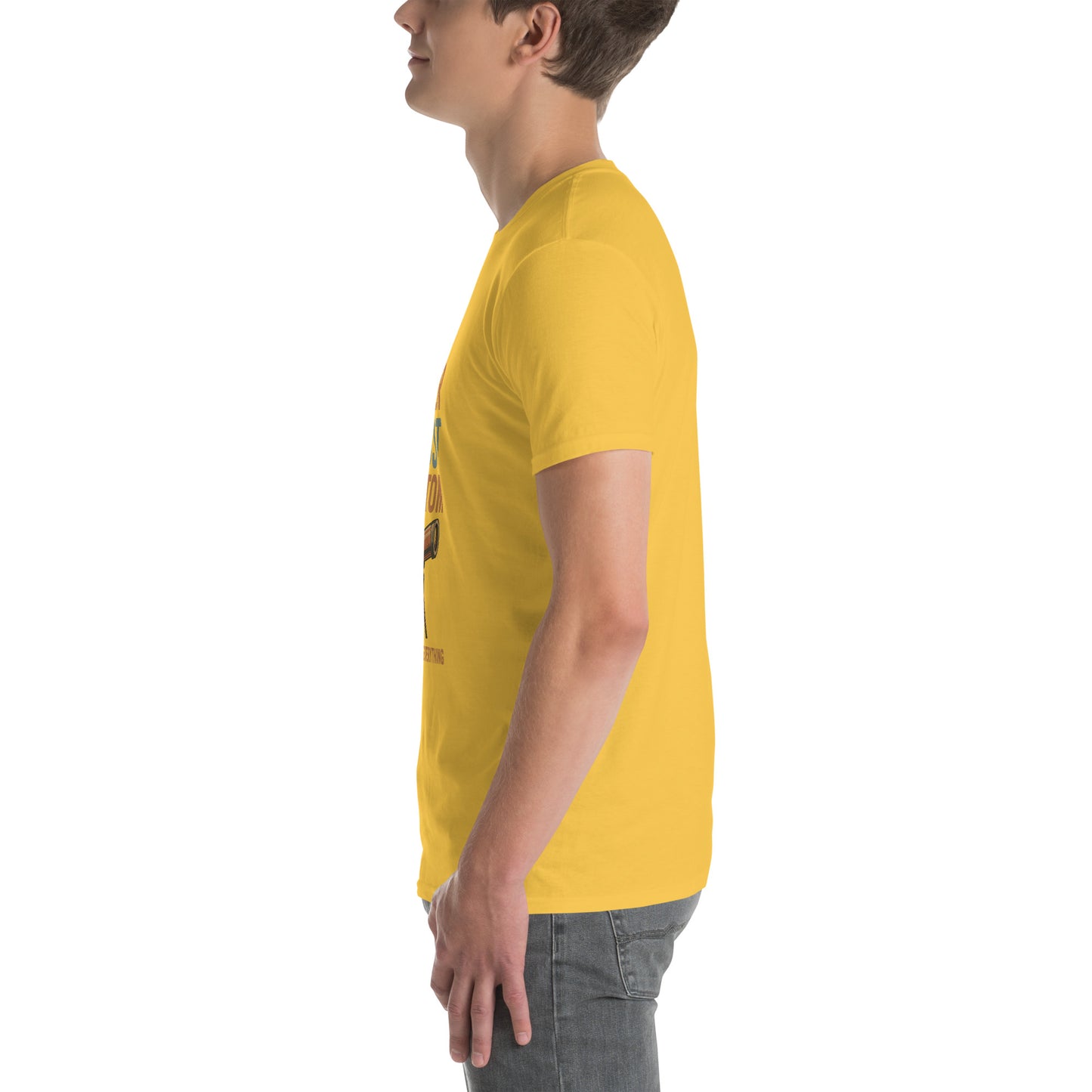 Never Trust An Atom - Science Joke - Short-Sleeve Unisex T-Shirt - Graphic Tee - Daisy - Left side