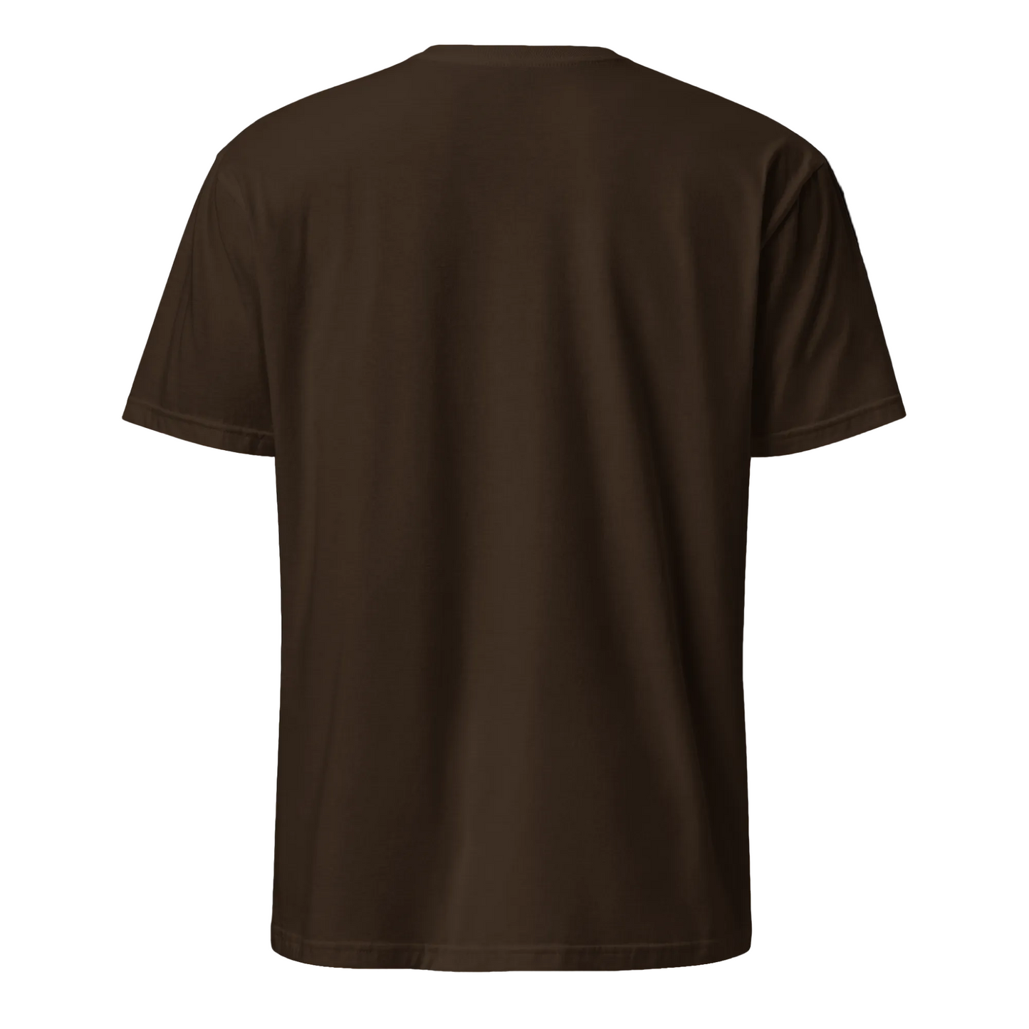 Houston, We Have a Problem… Again – Sci-Fi Streetwear - Short-Sleeve Unisex T-Shirt - Graphic Tee - Dark Chocolate - Back