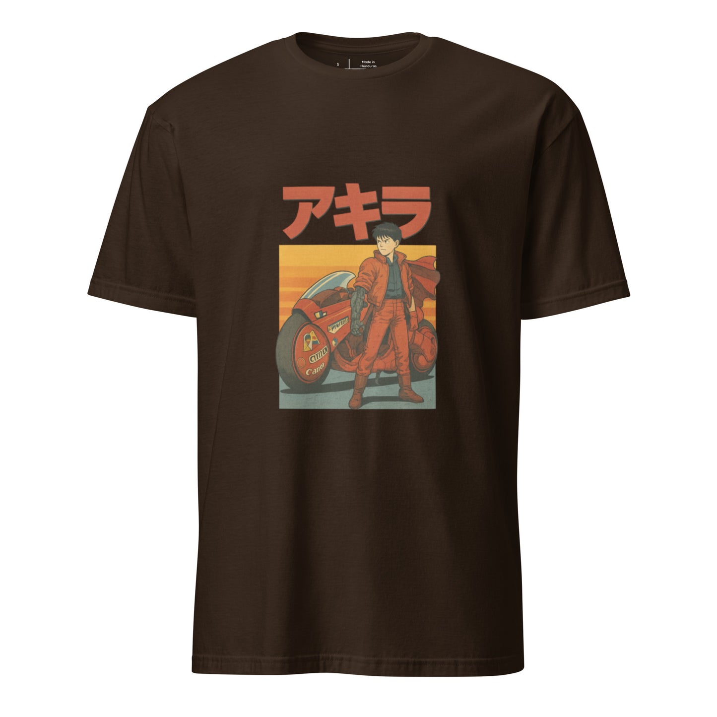 Neo-Tokyo Awaits – Retro Manga - Short-Sleeve Unisex T-Shirt - Graphic Tee - Dark Chocolate - Front
