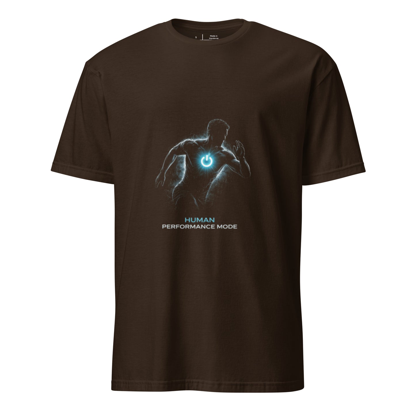 Human Performance Mode - Short-Sleeve Unisex T-Shirt - Graphic tee - Dark Chocolate - Front