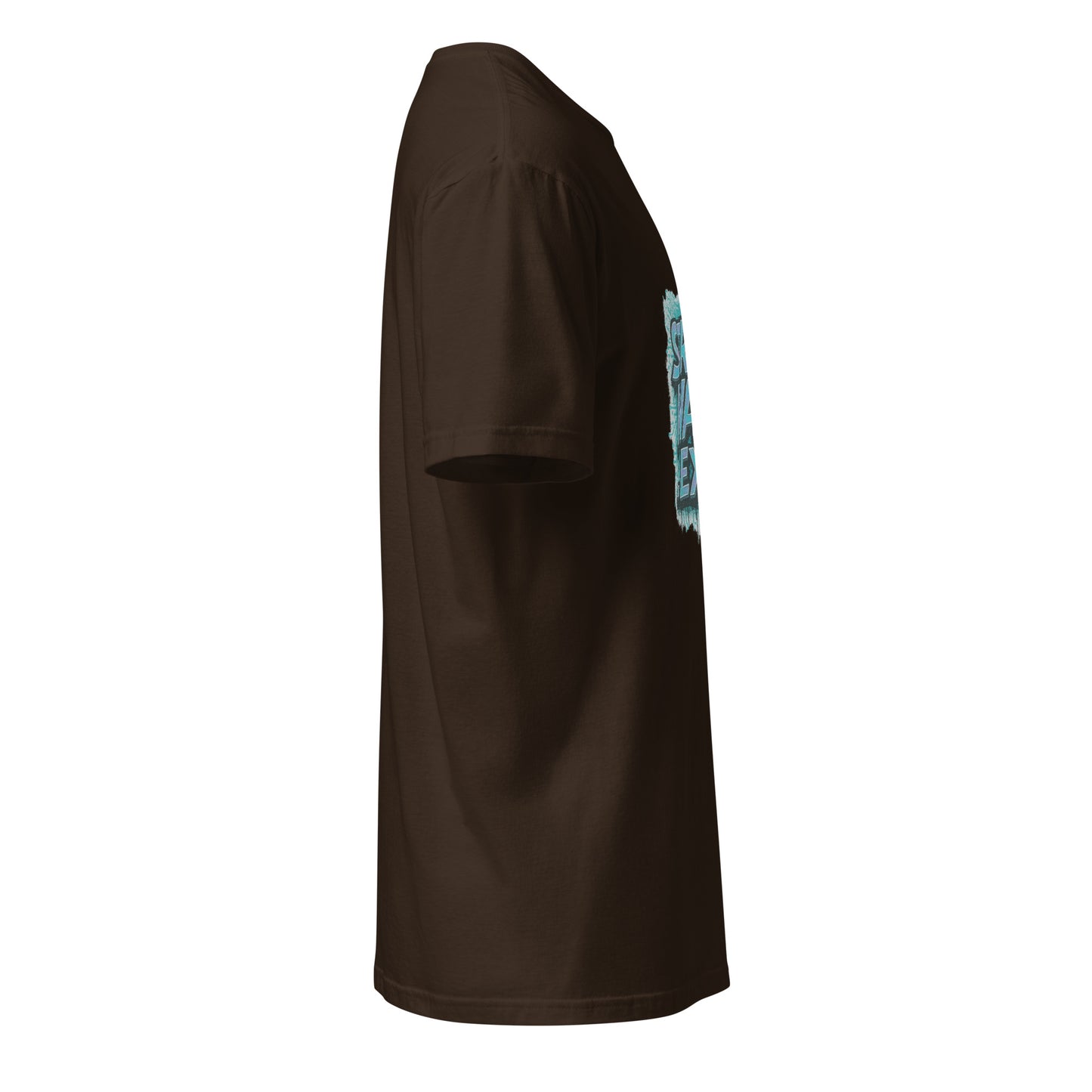 Streetware.exe - Digital Precision - Short-Sleeve Unisex T-Shirt - Graphic Tee - Dark Chocolate - Right side