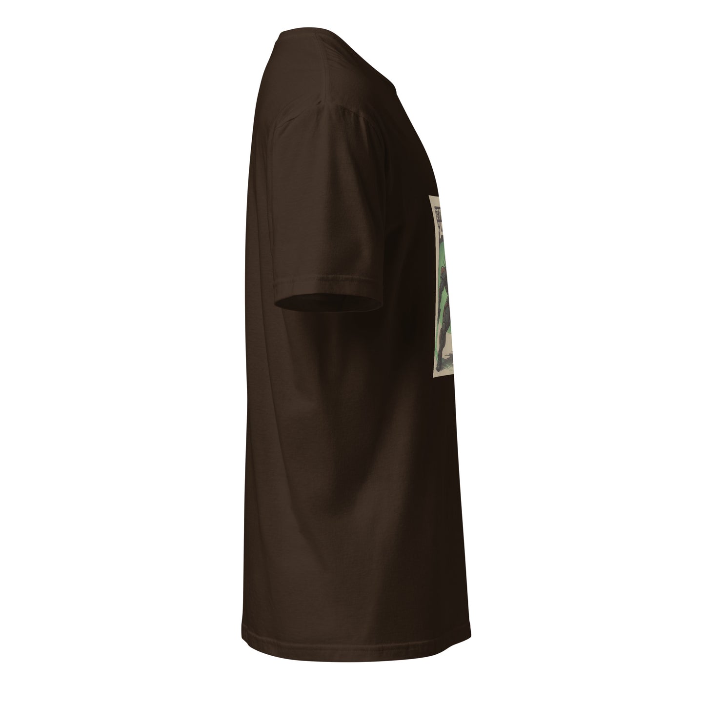 BioShock Ronin - Boosted Warrior - Short-Sleeve Unisex T-Shirt - Graphic Tee - Dark Chocolate - Right side