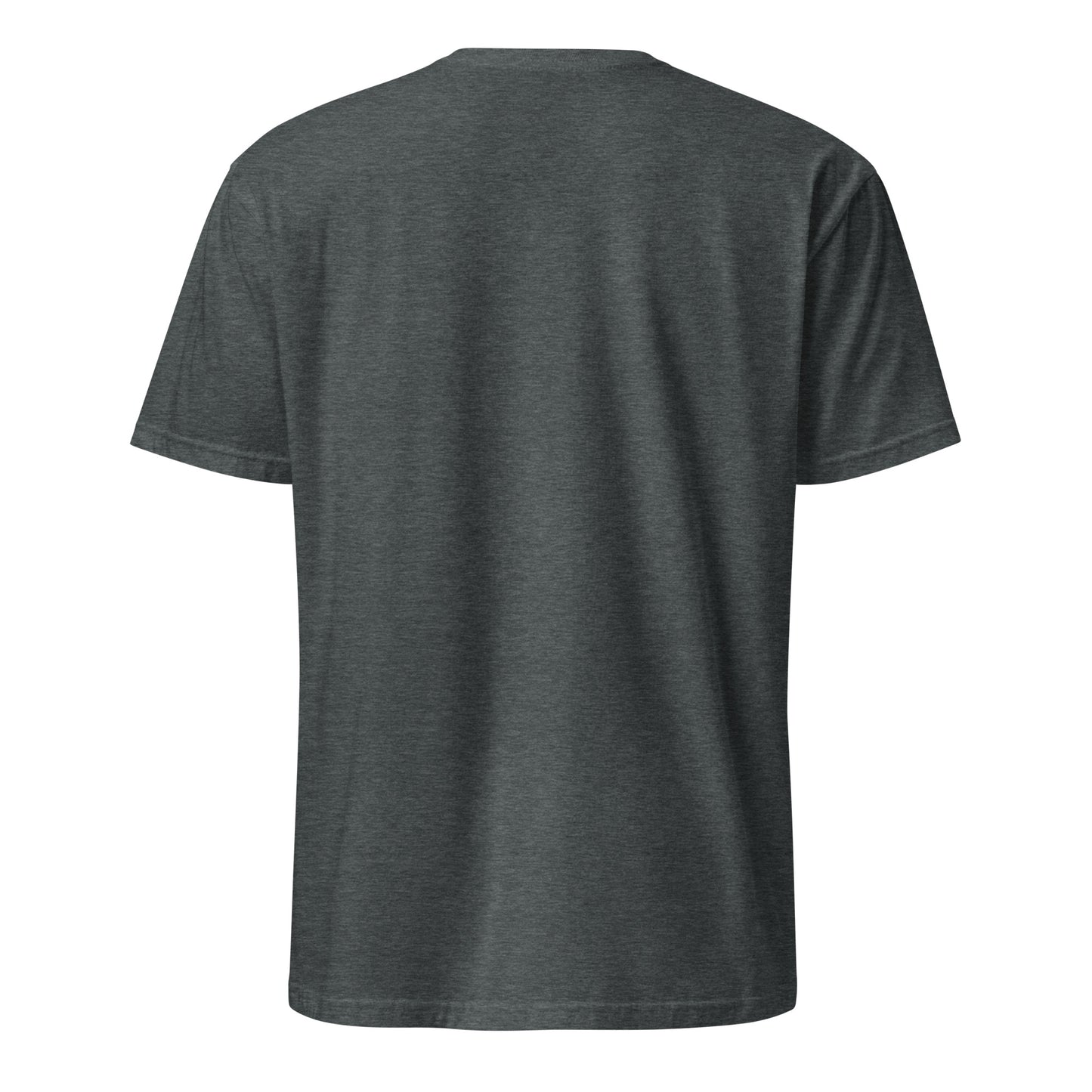 Winged Skull - Winged Voltage - Short-Sleeve Unisex T-Shirt - Graphic Tee - Dark Heather - Back