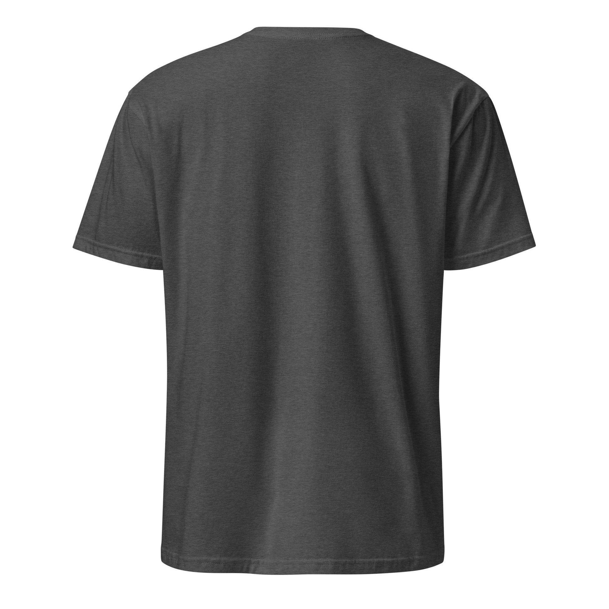 Yinyang - Iconic Taoist Symbol - Short-Sleeve Unisex T-Shirt - Graphic Tee - Dark Heather Grey - Back