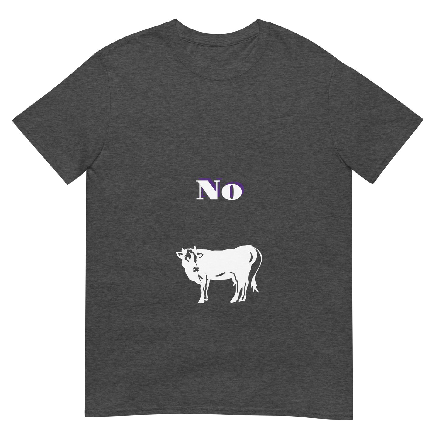 No Bull - Bold (and cheeky) Statement - Short-Sleeve Unisex T-Shirt - Graphic Tee - Dark Heather
Grey - Front