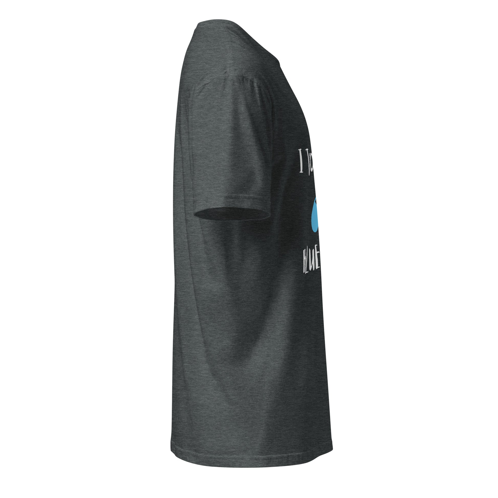 The Blue Pill - Sci-Fi Tribute - Short-Sleeve Unisex T-Shirt - Graphic Tee - Dark Heather - Right side