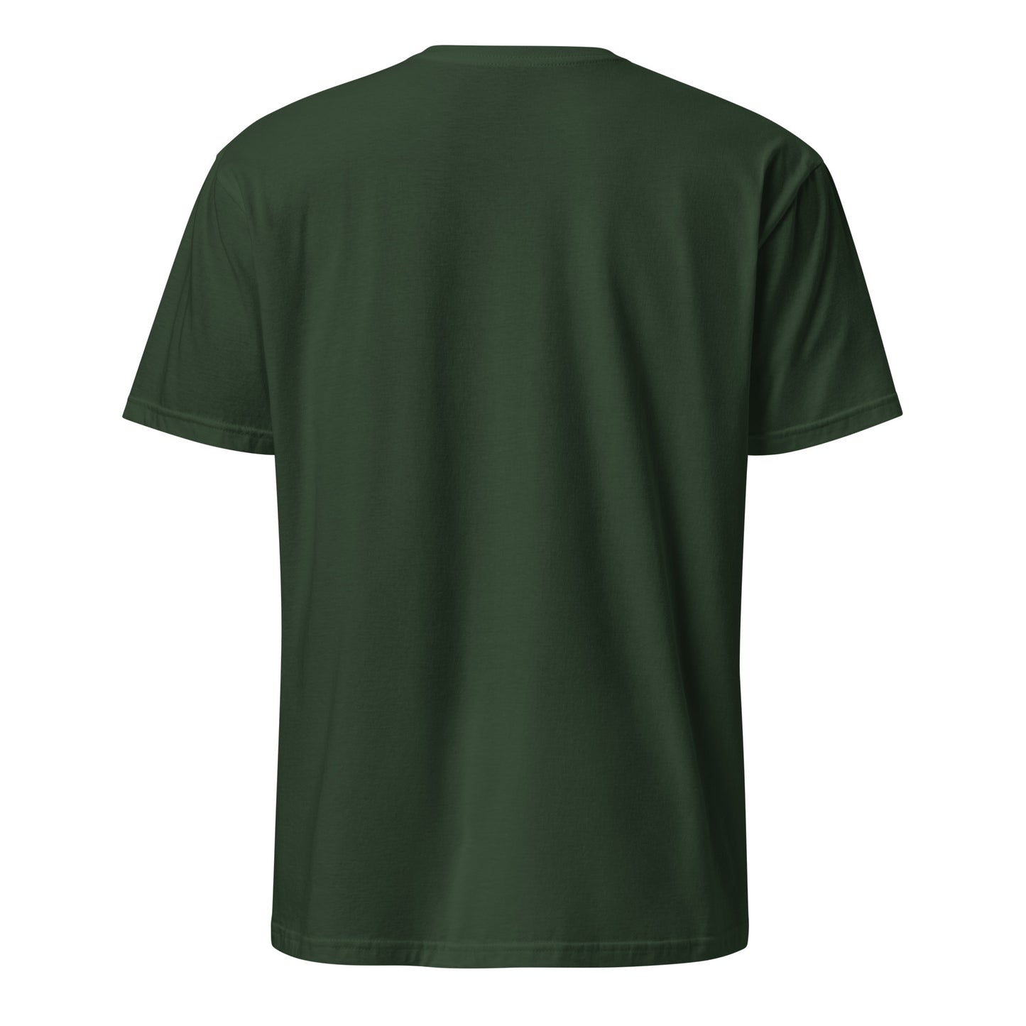 In My Rave Era – Neon Skull Festival - Short-Sleeve Unisex T-Shirt - Graphic Tee - Forest Green - Back