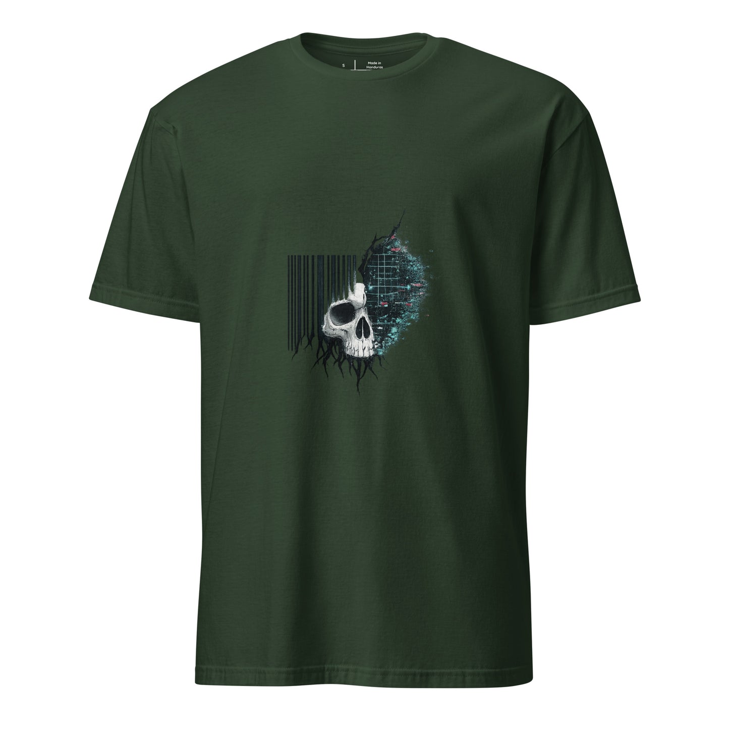Unprogrammable – Individuality - Short-Sleeve Unisex T-Shirt - Graphic Tee - Forest Green - Front