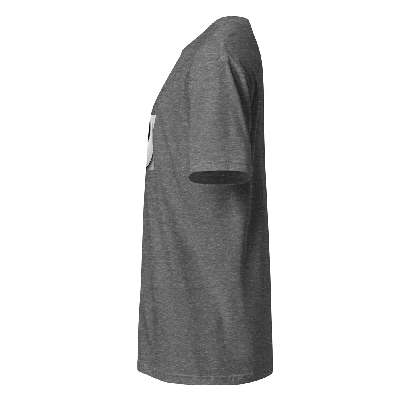 Yinyang - Iconic Taoist Symbol - Short-Sleeve Unisex T-Shirt - Graphic Tee - Graphite Heather - Left side