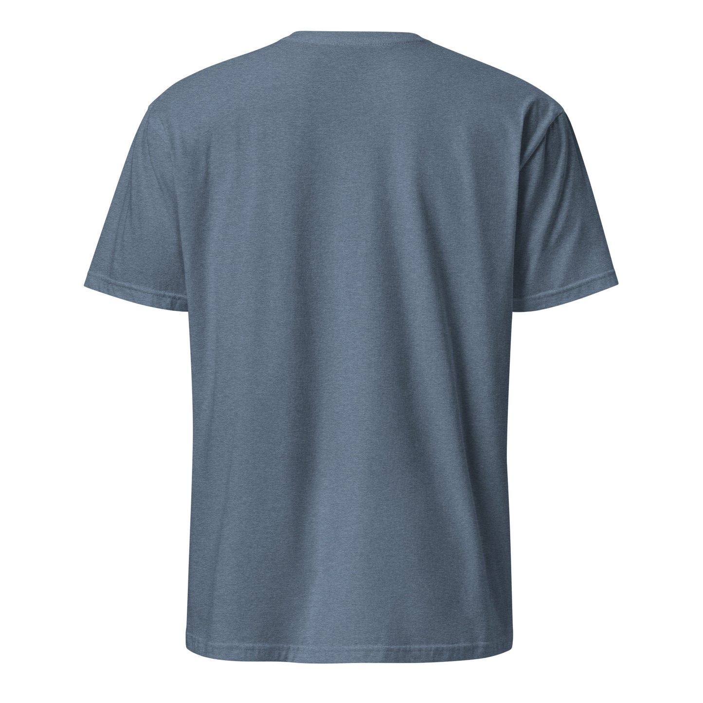 Ripley’s Bug Removal Service – Sci-Fi Parody - Short-Sleeve Unisex T-Shirt - Graphic Tee - Heather Indigo - Back