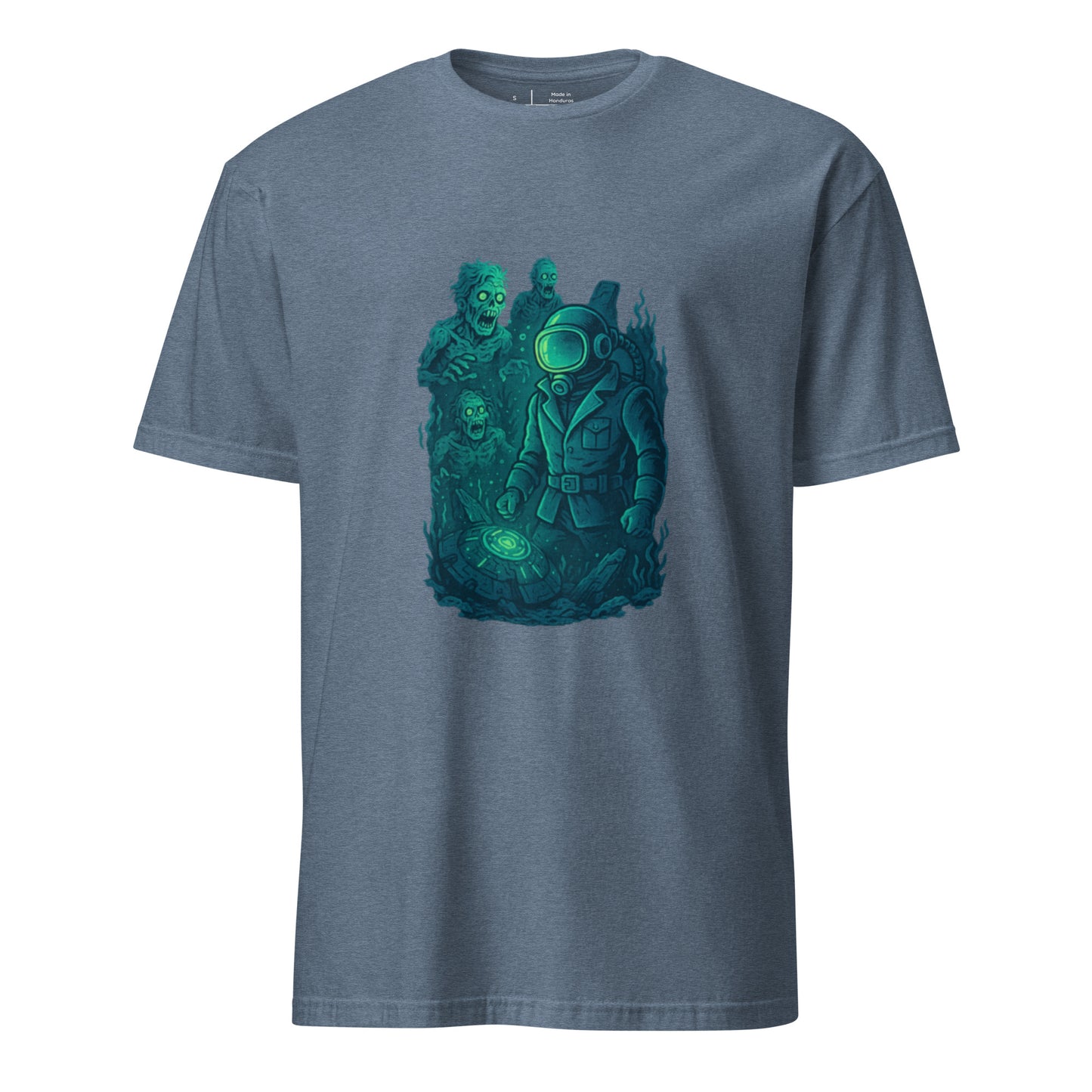 Paranormal Explorer - Supernatural Society Vibes - Short-Sleeve Unisex T-Shirt - Graphic Tee - Heather Indigo - Front