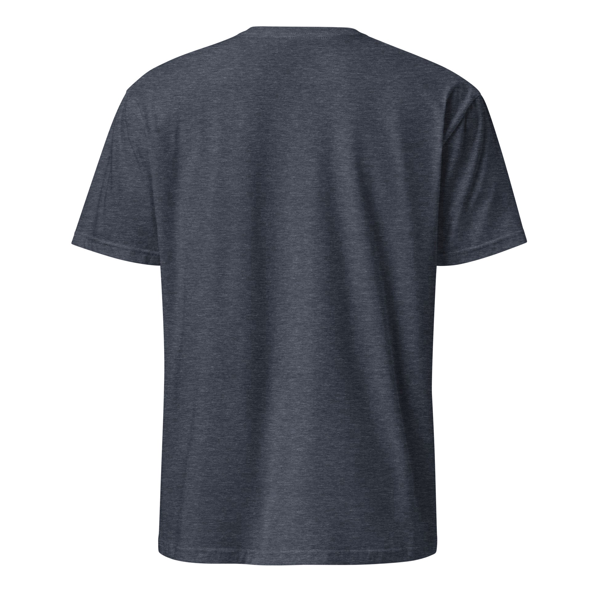 68 - Carefree Vibes - Short-Sleeve Unisex T-Shirt - Graphic Tee - Heather Navy - Back