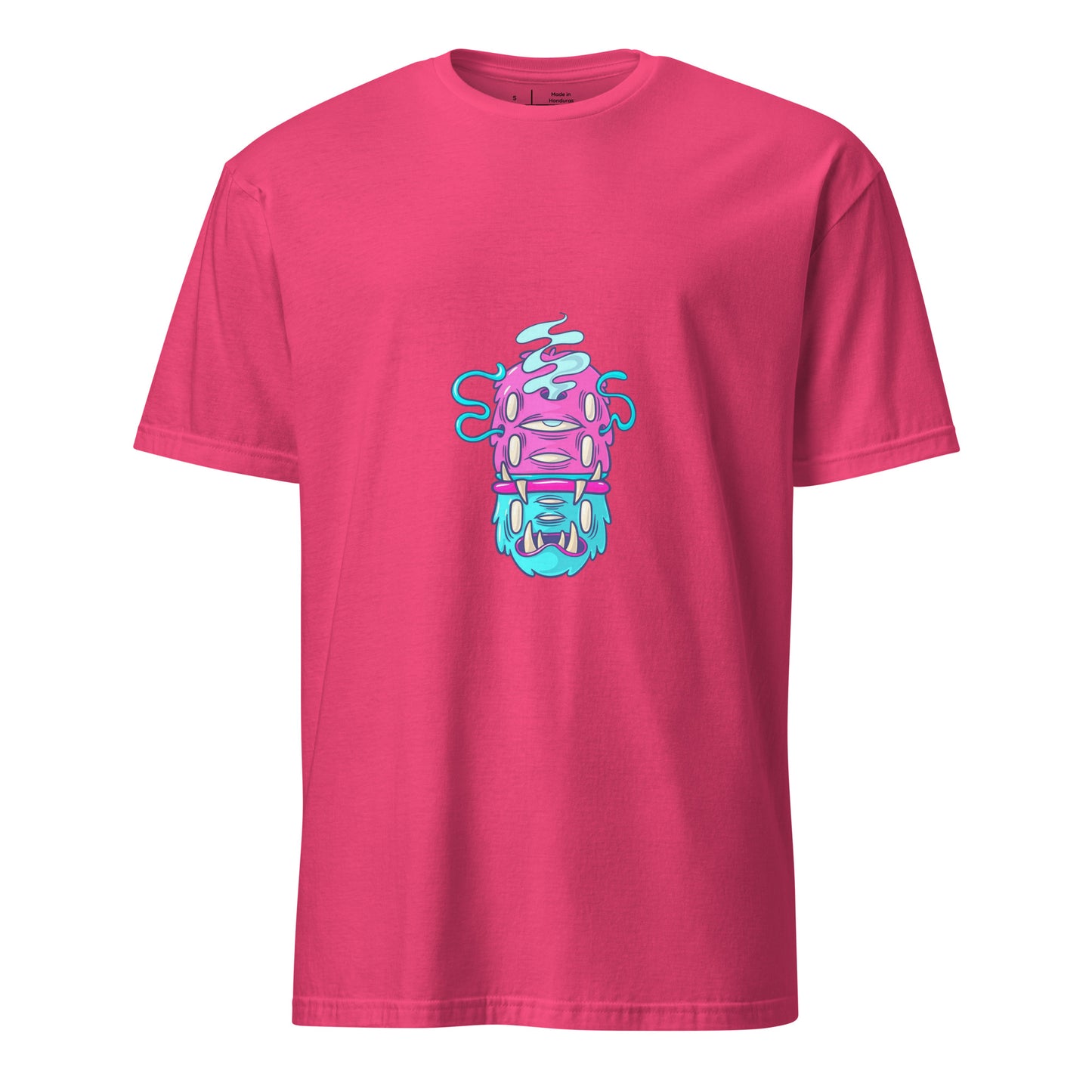 Monsta 6 - Monsta Collection - Short-Sleeve Unisex T-Shirt - Graphic Tee - Heliconia - Front